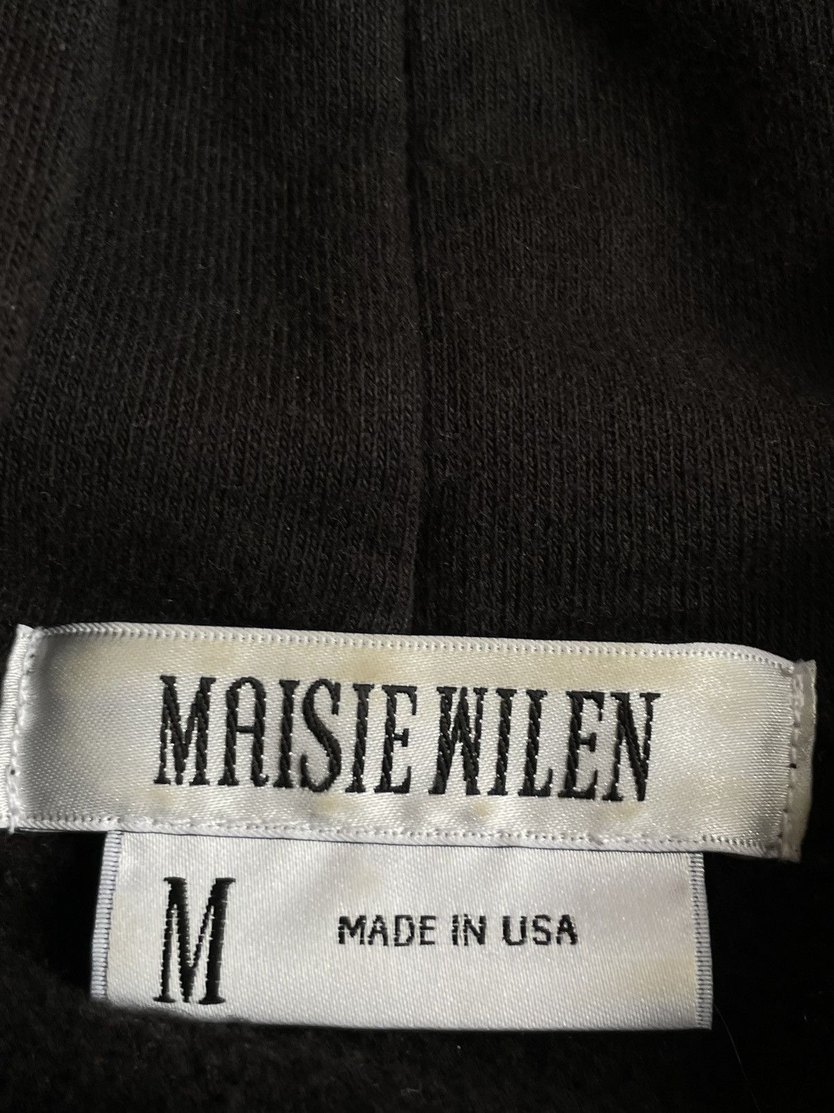 Maisie Wilen Maisie Wilen Black Heart Zip Hoodie Size M / US 6-8 / IT 42-44 - 9 Thumbnail