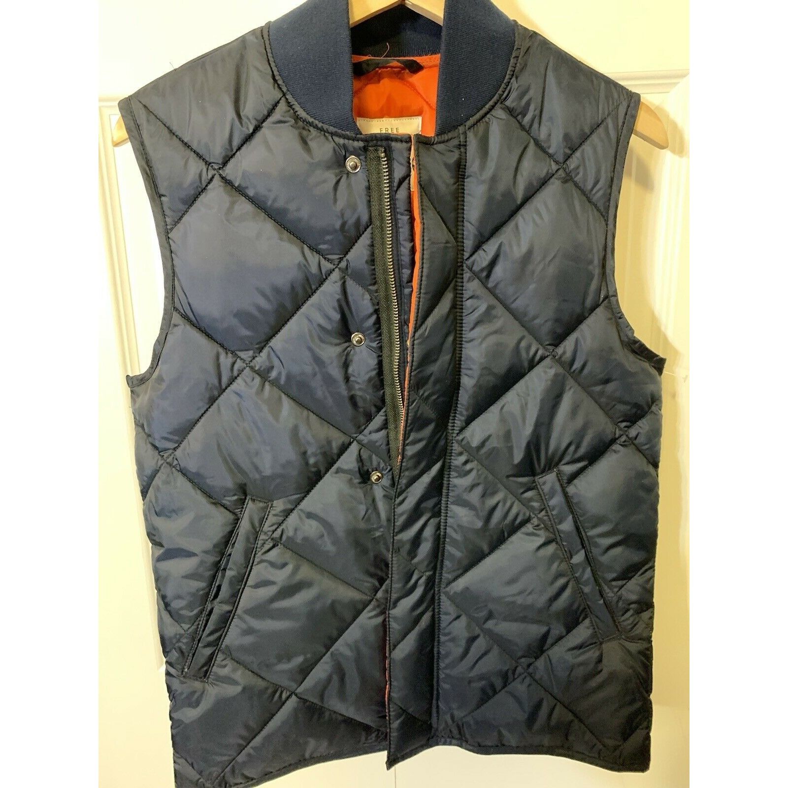 Other Free Assembly Womens XS Everyday Diamond Quilted Vest Blue Size XS / US 0-2 / IT 36-38 - 5 Thumbnail