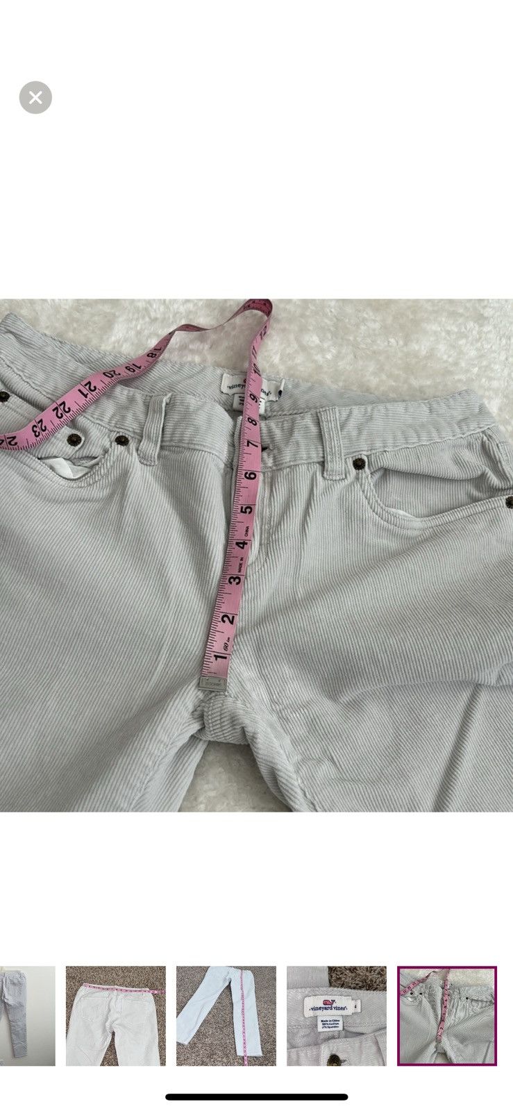 Vineyard Vines Vineyard vines corduroy skinny jeans size 4 Size 27" / US 4 / IT 40 - 7 Thumbnail