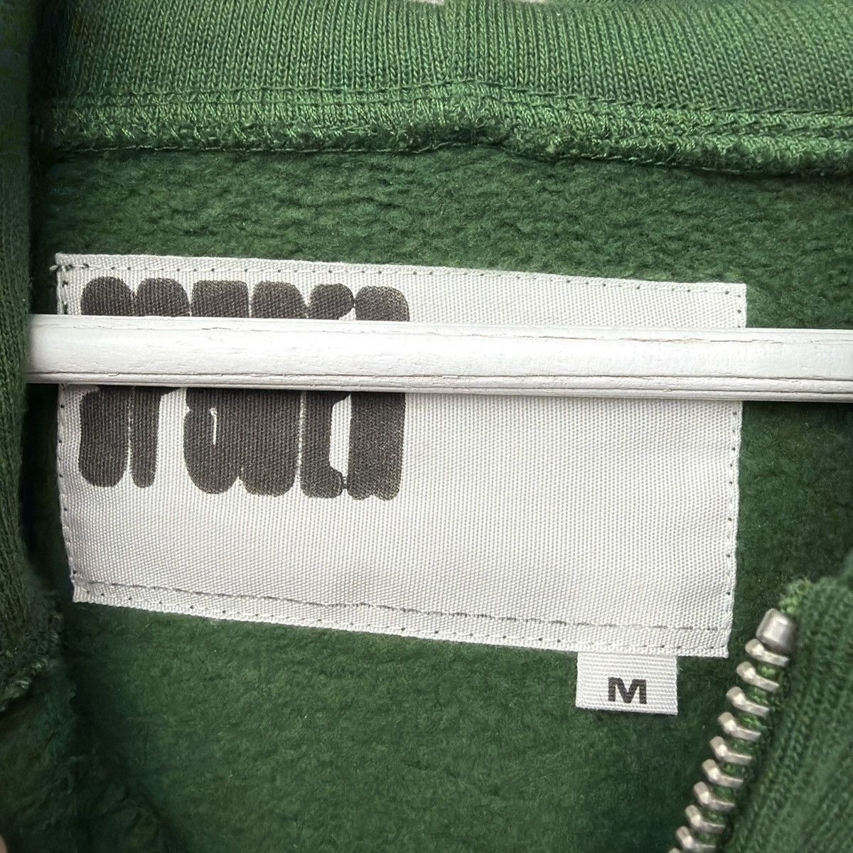 Sp5der Sp5der Worldwide GreenZip Up Studded Hoodie Size M Worn Once Size US M / EU 48-50 / 2 - 5 Thumbnail