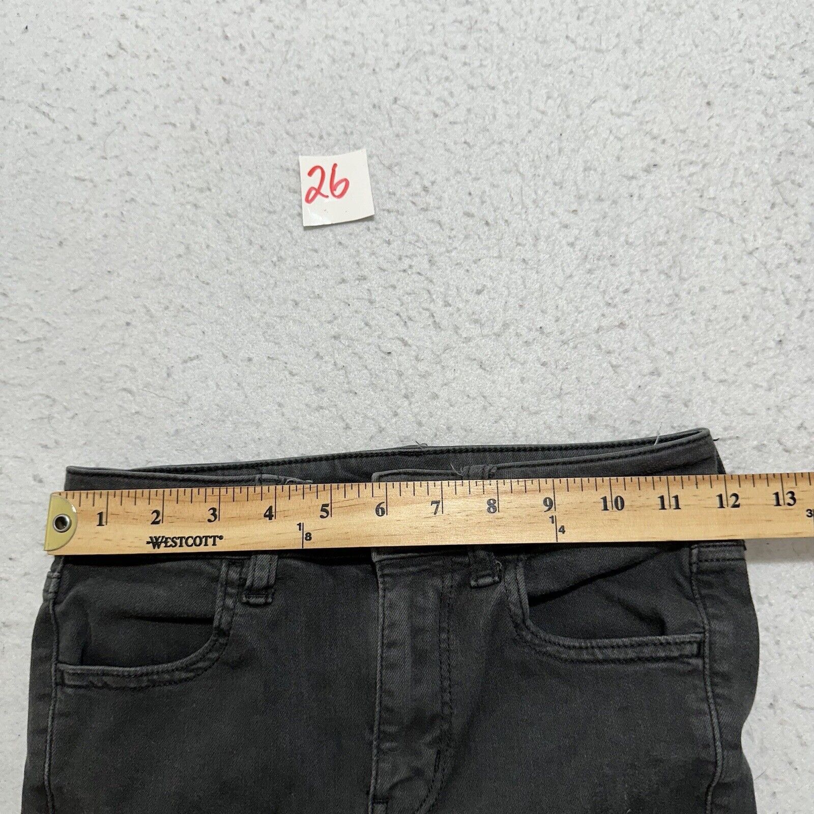 American Eagle Outfitters American Eagle 0 Regular Next Level Skinny Jeans Gray Ripped Size 25" / US 0 / IT 36 - 10 Thumbnail