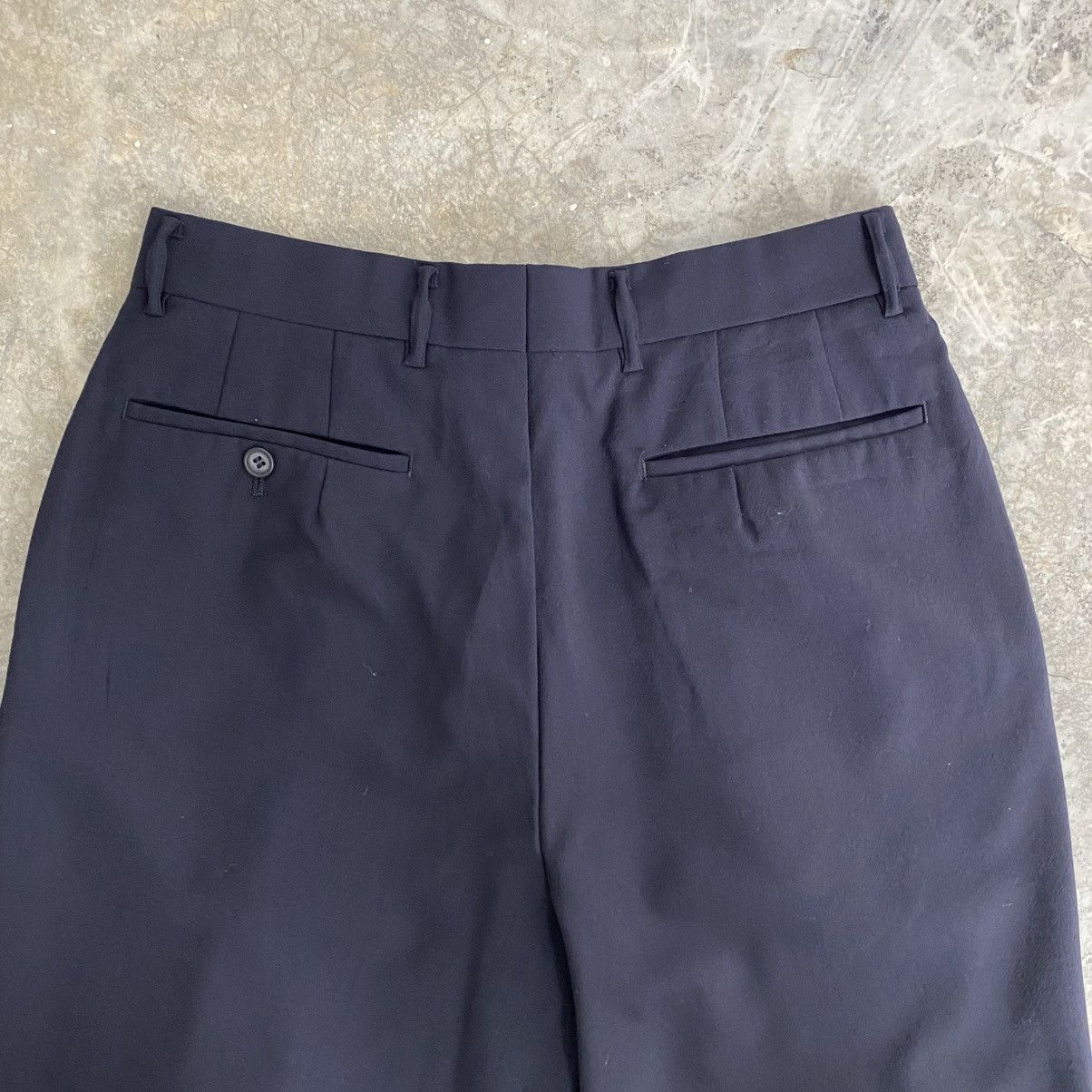 Yohji Yamamoto Archive Yohji Yamamoto Double Pleated Wool Gabardine Pants Size US 30 / EU 46 - 17 Thumbnail