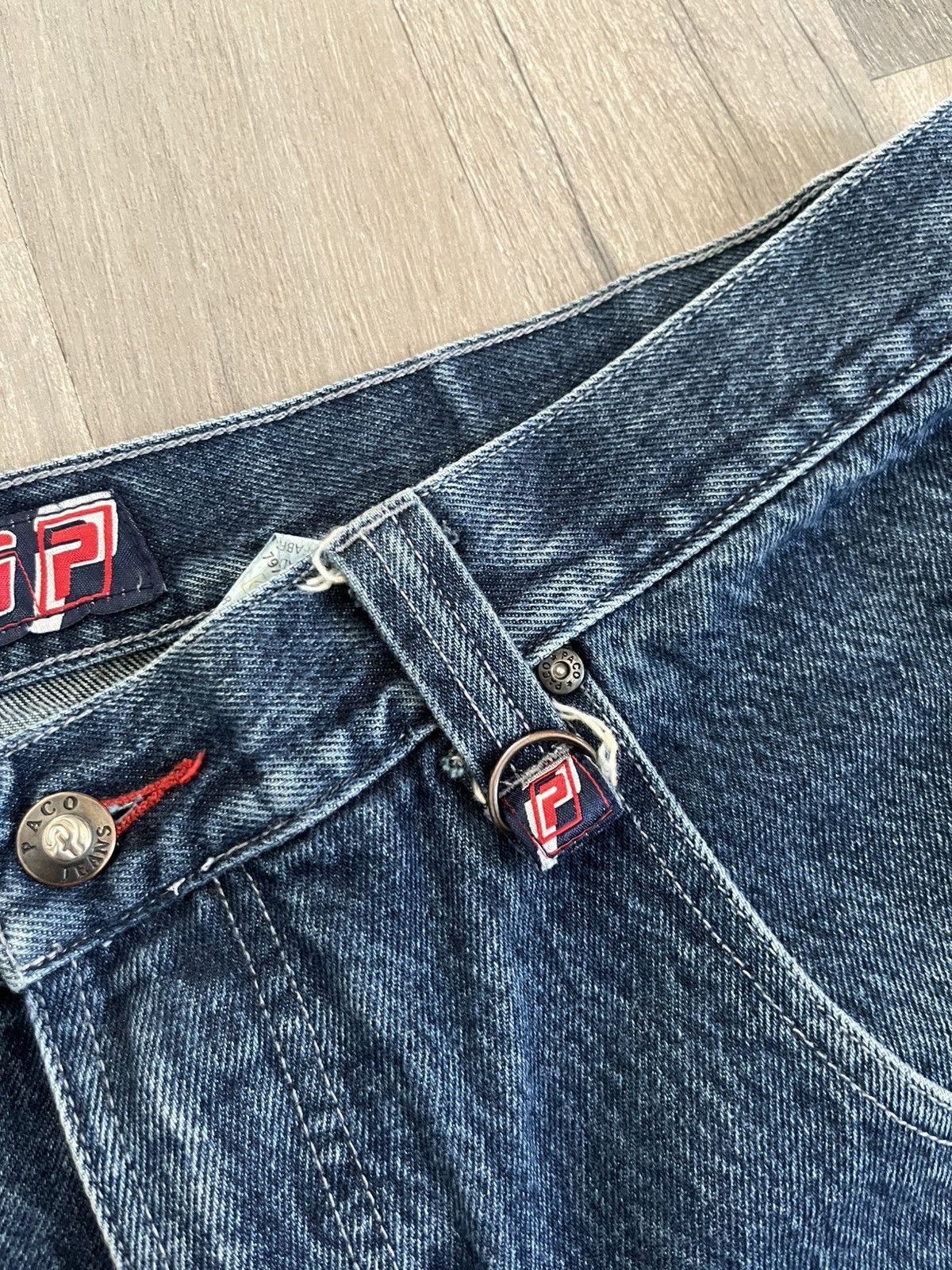 Other Vintage Paco Baggy Big Pocket Denim Size US 38 / EU 54 - 5 Thumbnail