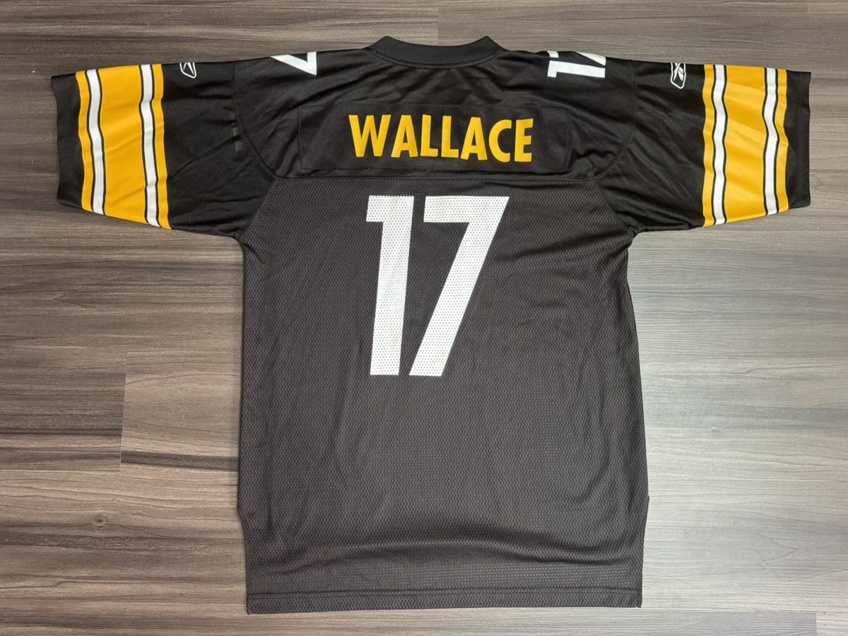 Reebok Reebok Mike Wallace #17 Pittsburgh Steelers NFL Home Jersey Size US L / EU 52-54 / 3 - 7 Thumbnail