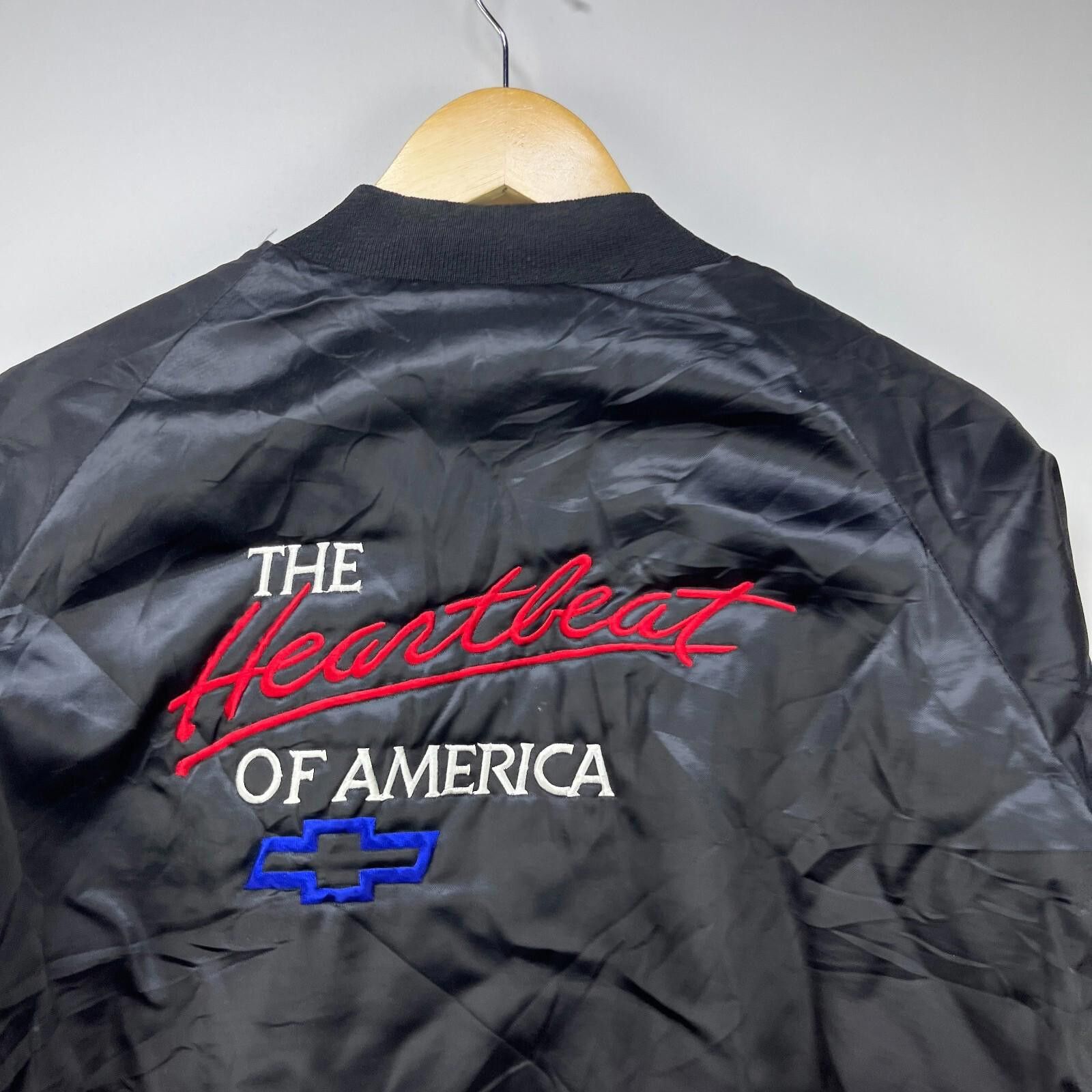 Flight Club Vintage 80s Chevrolet Bomber Jacket XL Satin Size US XL / EU 56 / 4 - 6 Thumbnail