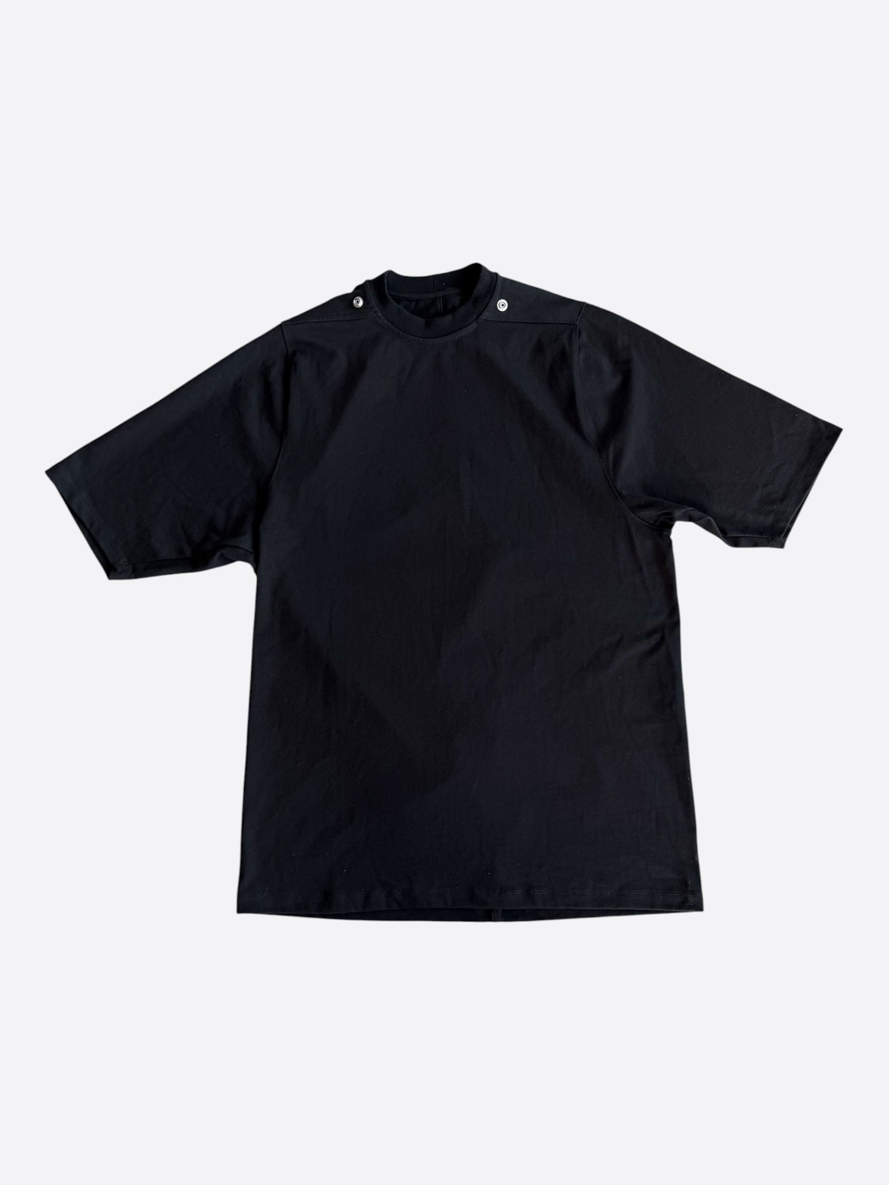 Rick Owens Rick Owens Black Eyelet Jumbo T-Shirt Size US M / EU 48-50 / 2 - 1 Thumbnail