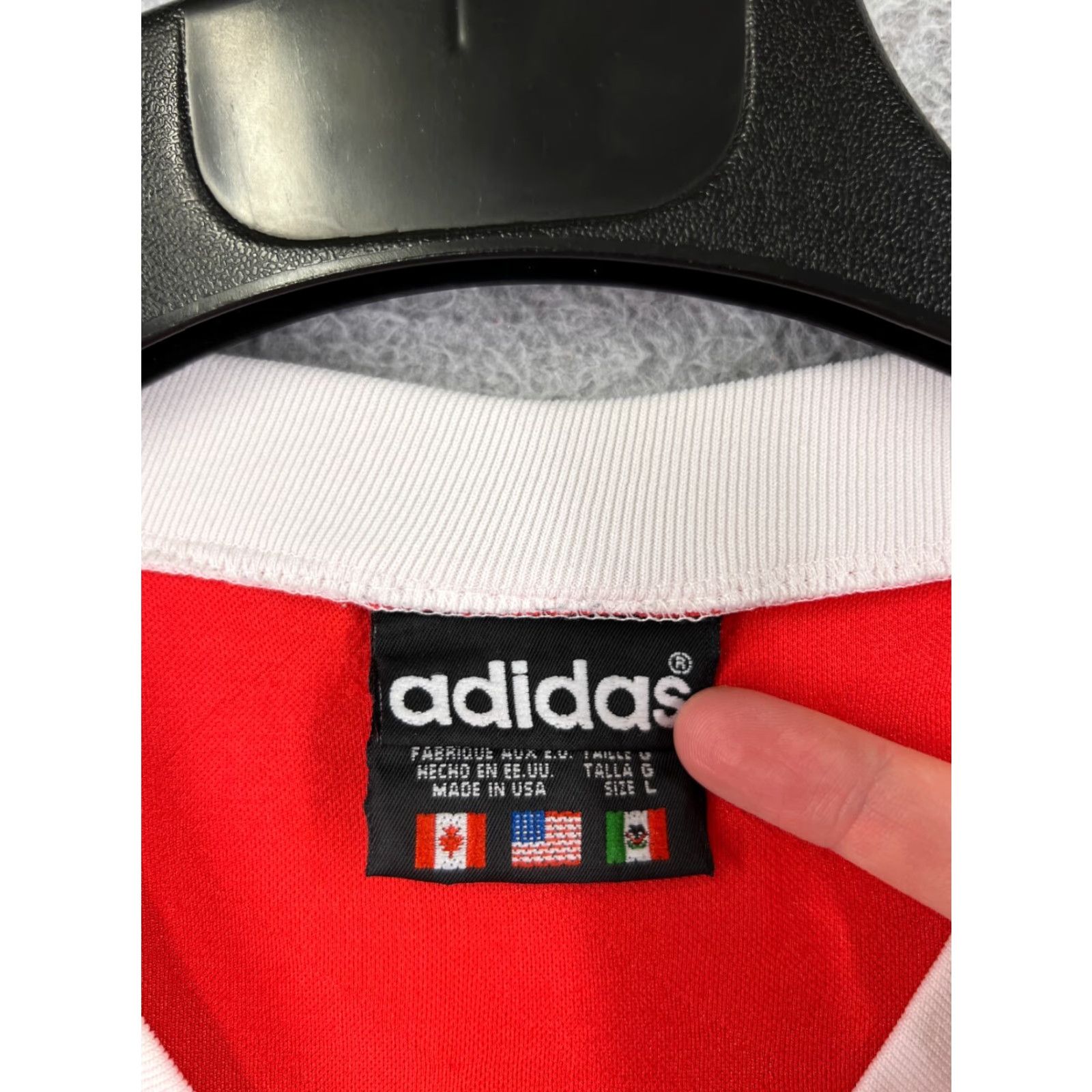 Adidas VINTAGE adidas Soccer Jersey Adult Large Red Miller Team Beer #8 Made USA Poly Size US L / EU 52-54 / 3 - 3 Thumbnail