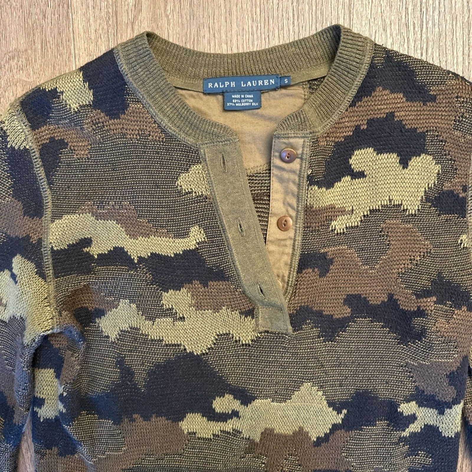 Ralph Lauren Ralph Lauren knit Camouflage Long Sleeve Sweater Dress Size S / US 4 / IT 40 - 4 Thumbnail