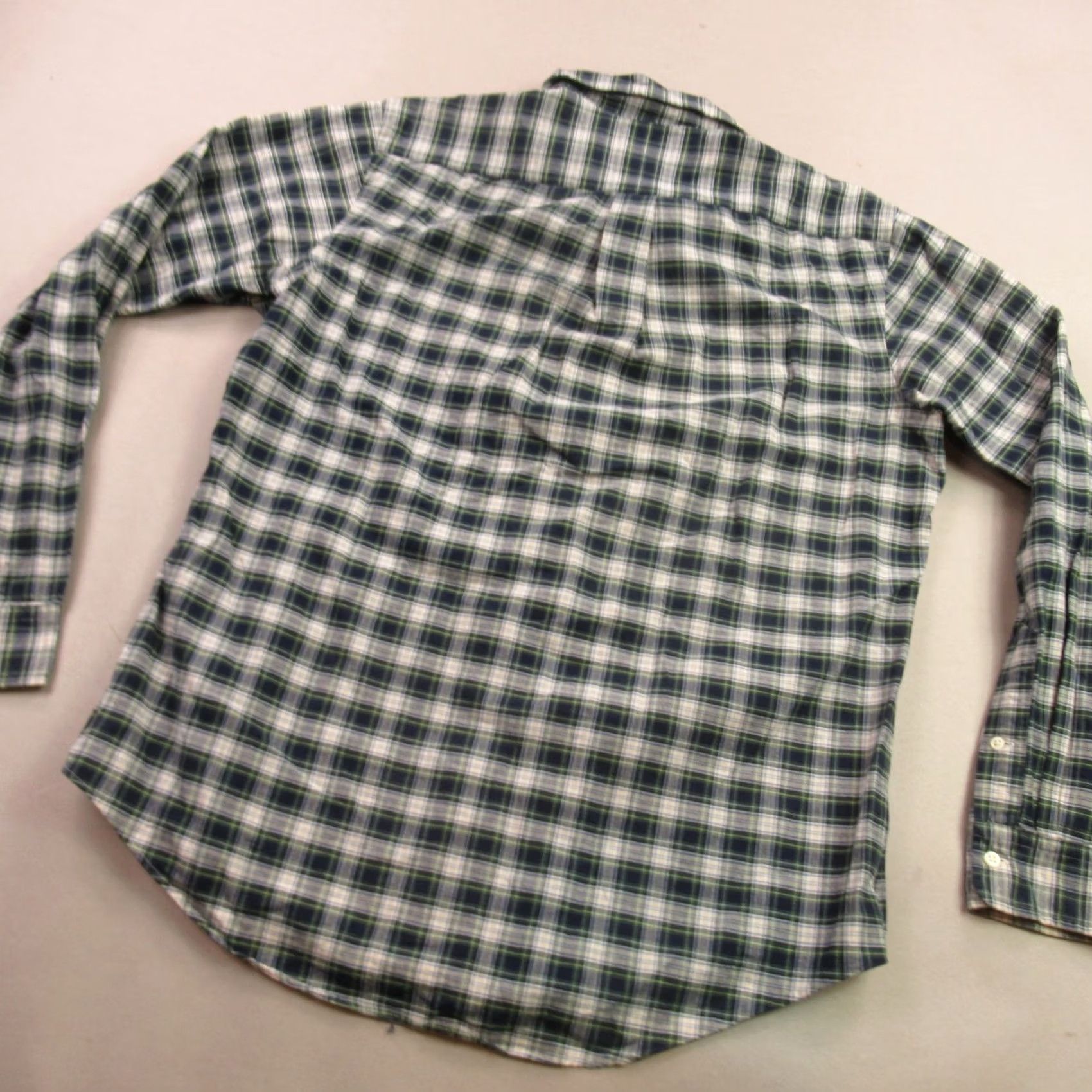 Polo Ralph Lauren Ralph Lauren Shirt Mens Large Long Sleeve Plaid Custom Fit Blue Size US L / EU 52-54 / 3 - 6 Thumbnail