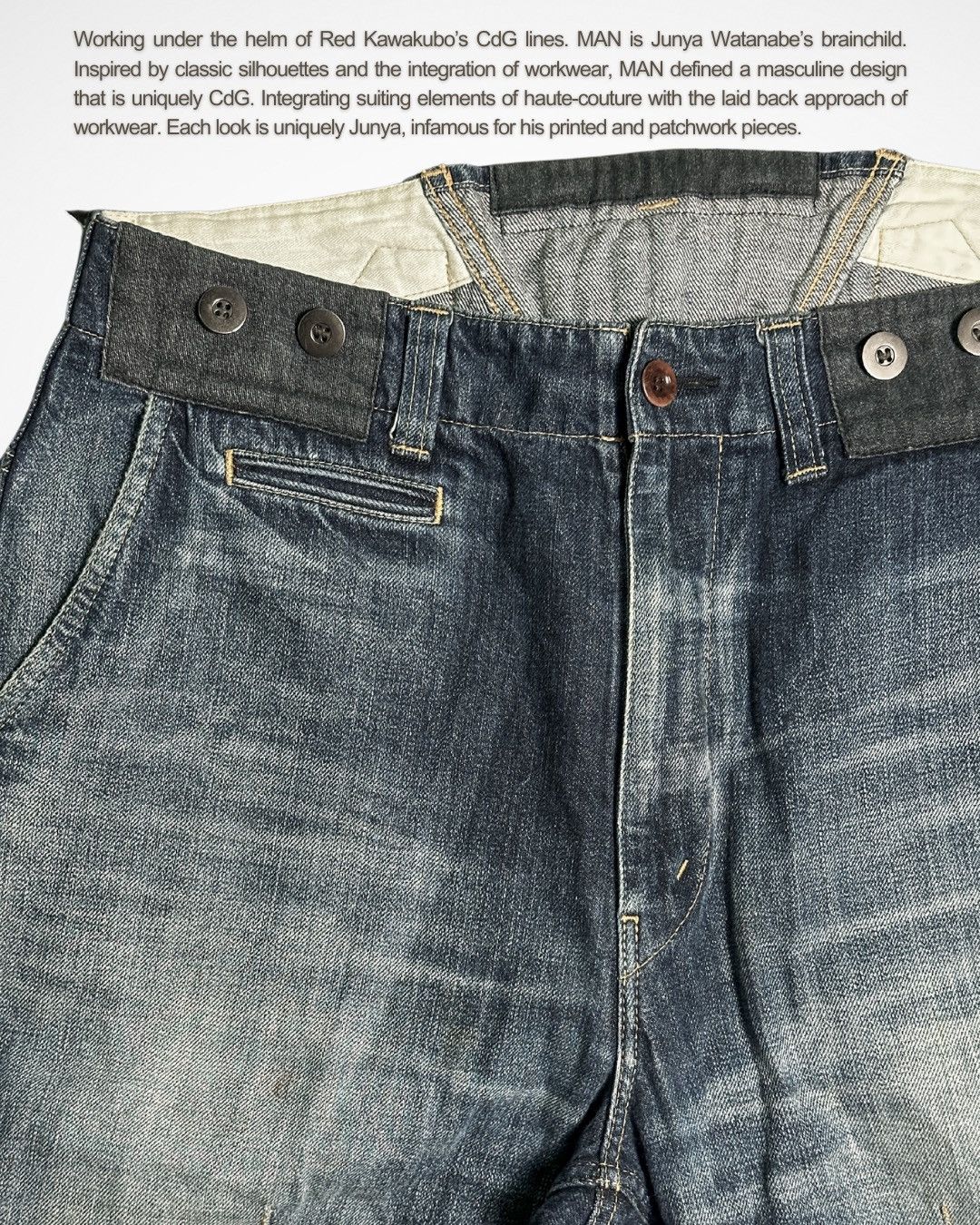 Comme des Garcons × Junya Watanabe [2] FW13 Repeating Pocket Drop Crotch (Small and Medium) Size US 34 / EU 50 - 6 Thumbnail