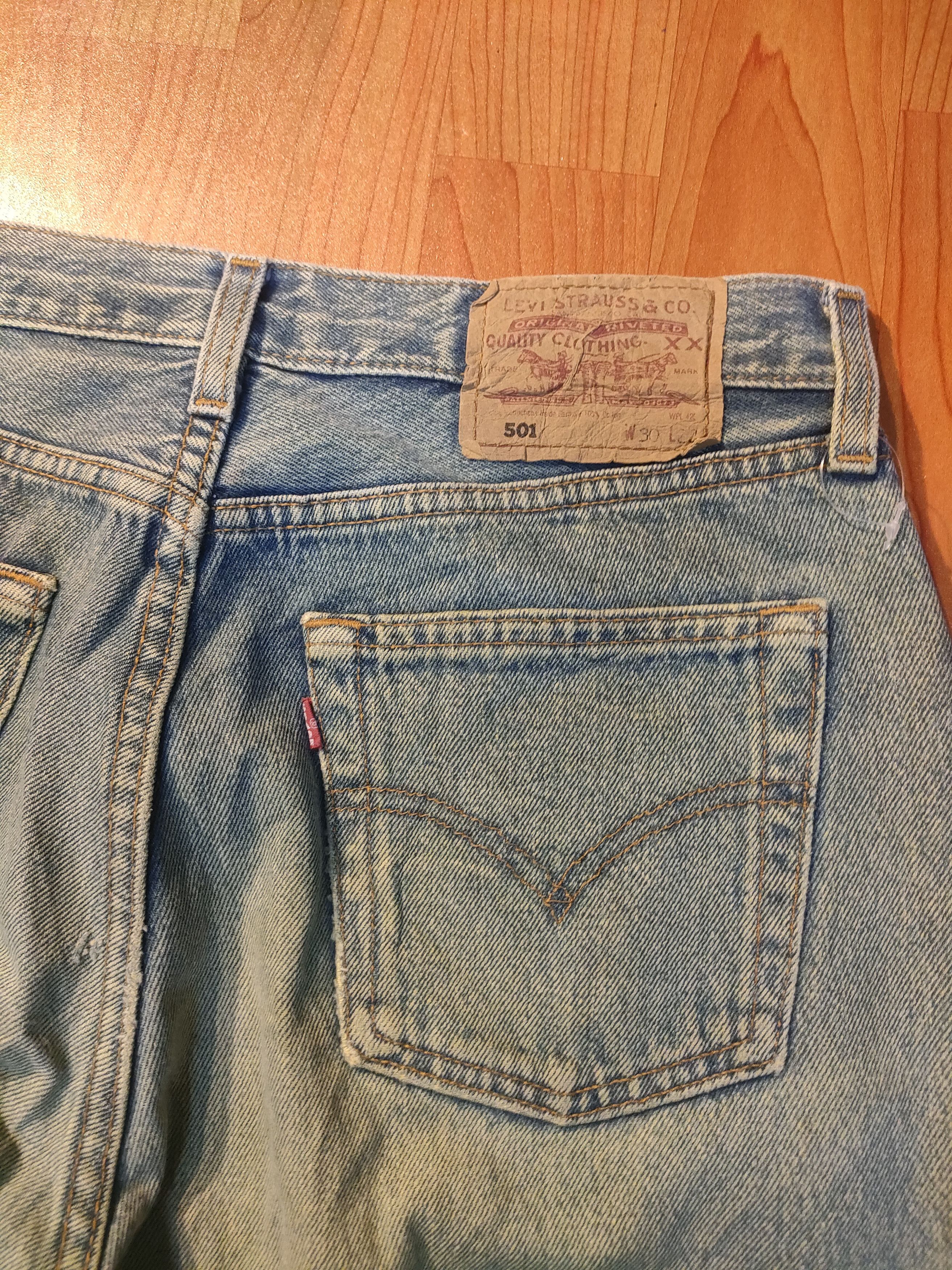 Levi's Distressed Vintage Levi's UK Jeans Size US 30 / EU 46 - 4 Thumbnail