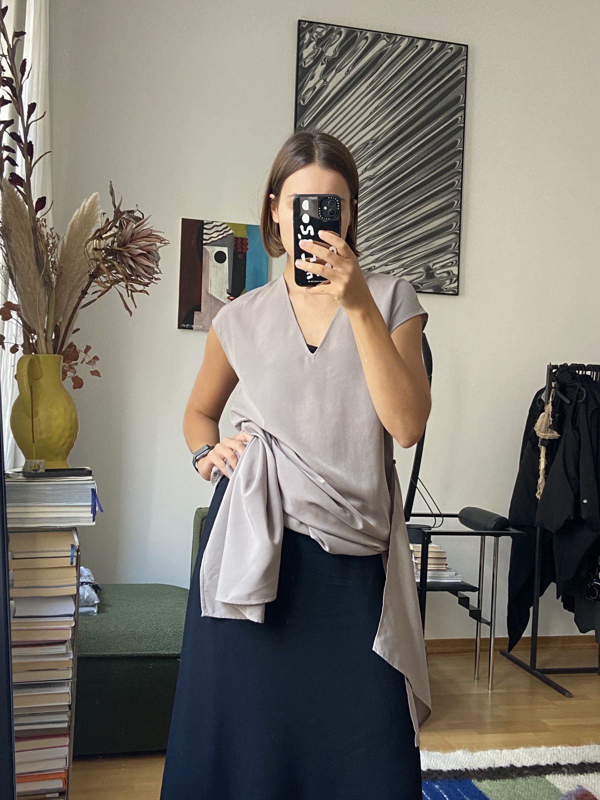 Maison Margiela Maison Margiela beige top / tunic Size S / US 4 / IT 40 - 1 Thumbnail