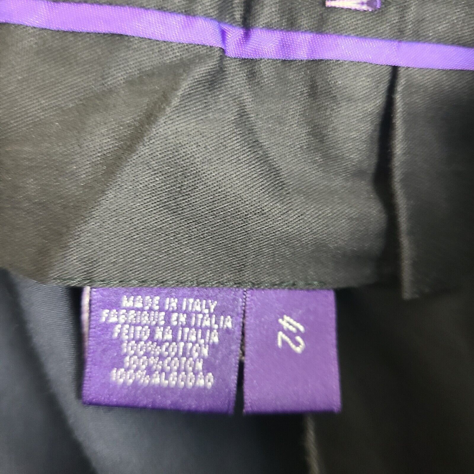 Polo Ralph Lauren Ralph Lauren Purple Label Mens Navy Blue Chino Shorts Size 4 Size US 42 / EU 58 - 8 Thumbnail