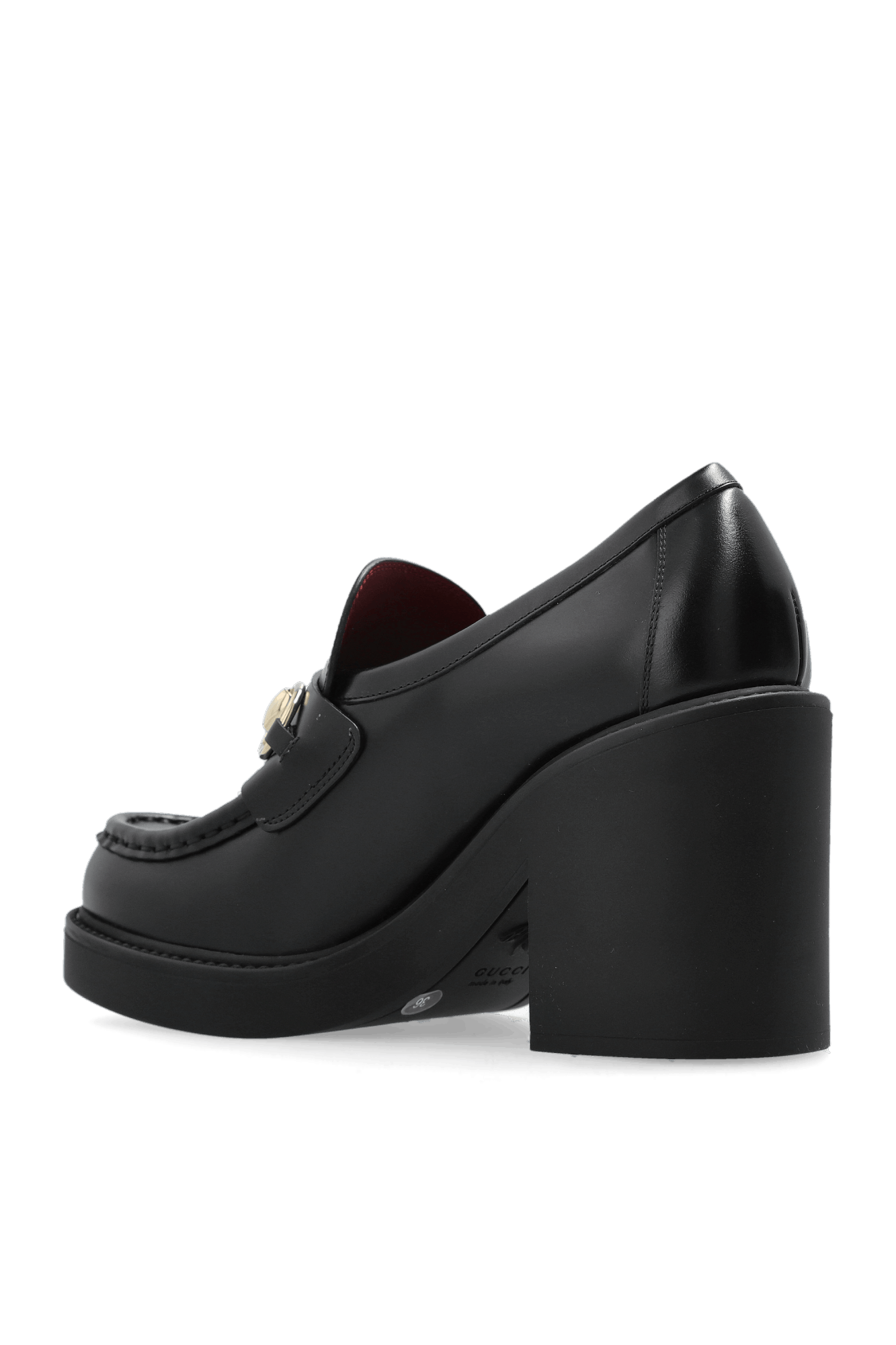 Gucci oc11z526 Leather Horsebit Ankle Boots in Black Size US 6.5 / IT 36.5 - 5 Thumbnail