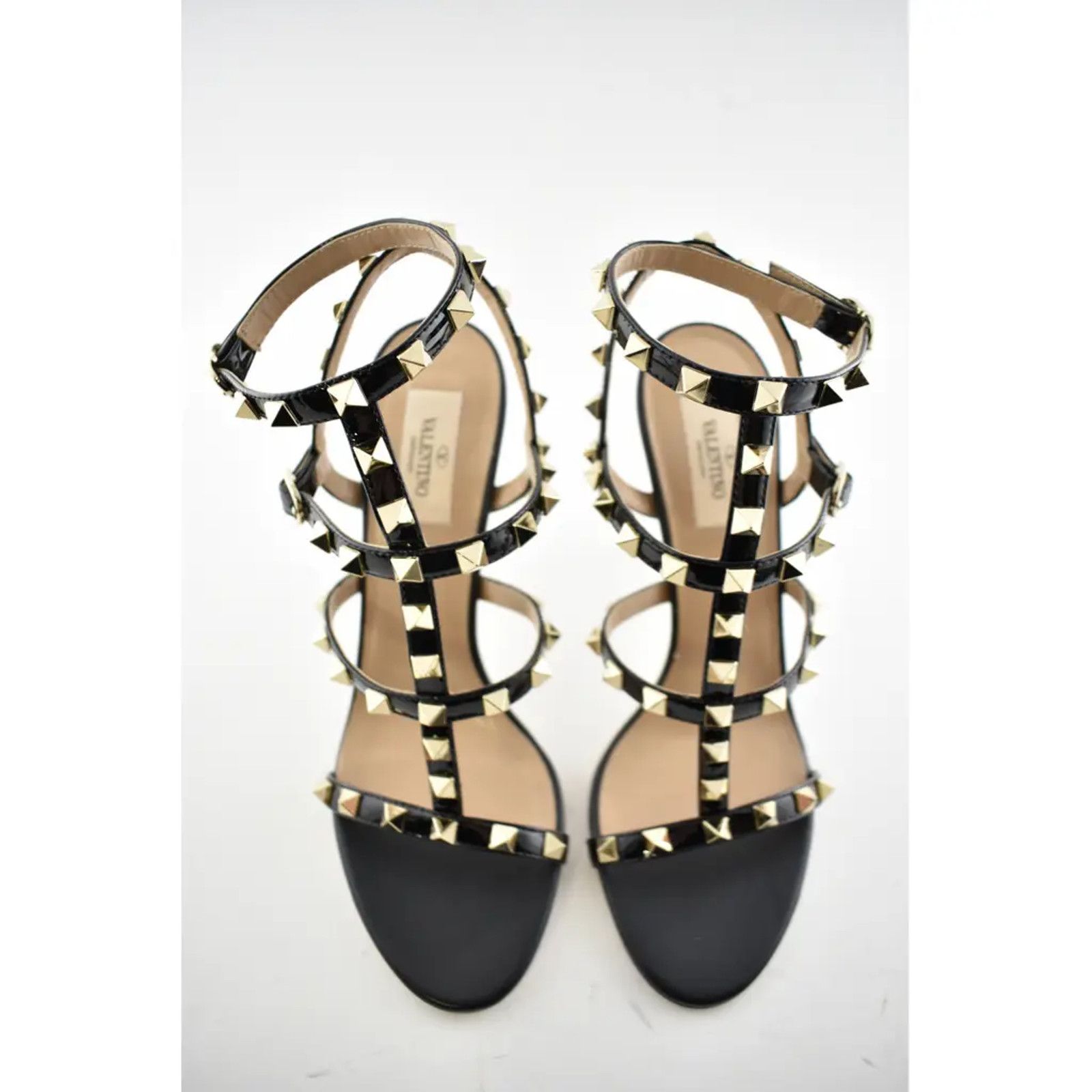 Valentino Rockstud 105 Stud Caged Ankle Strap Sandal Heel Pump 40.5 Size US 10.5 / IT 40.5 - 7 Thumbnail