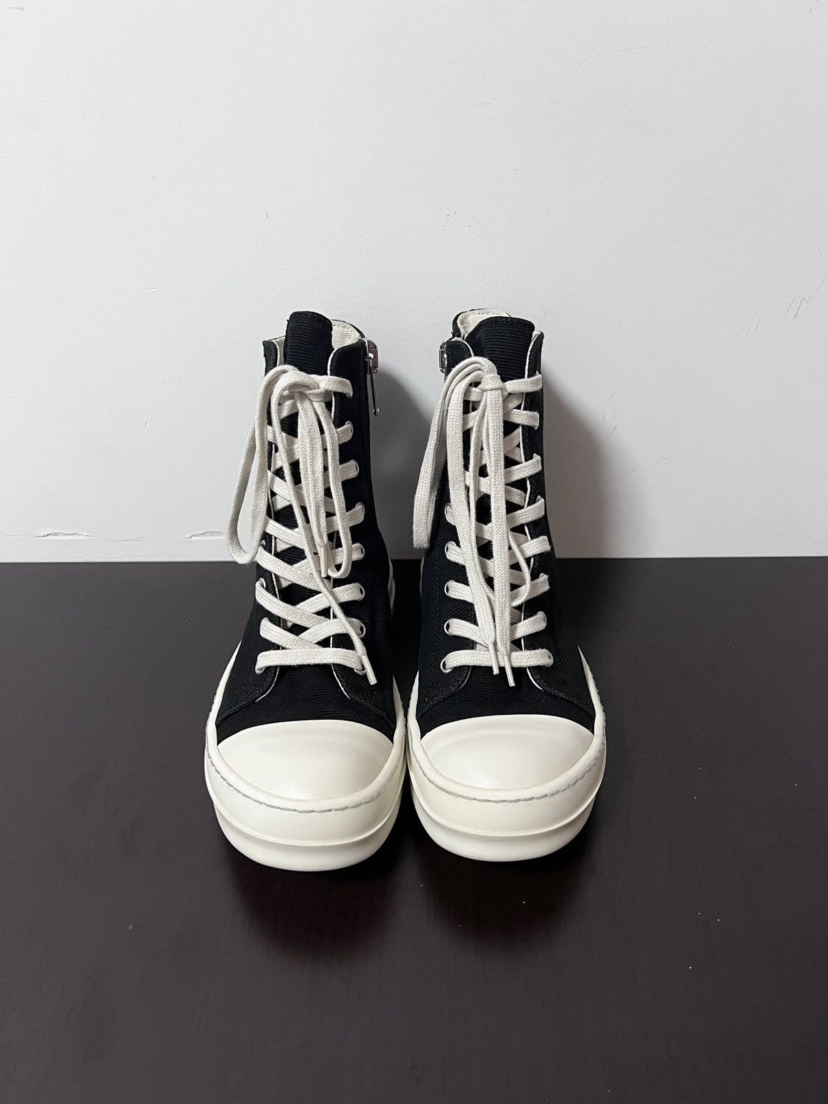 Rick Owens Drkshdw Rick owens ramones high top sneakers sz 36 Size US 6 / IT 36 - 3 Thumbnail