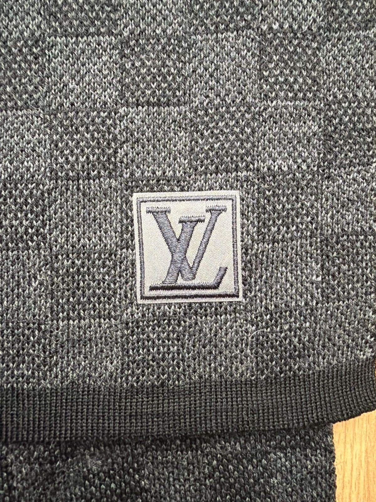 Louis Vuitton Louis vuitton ech.petit dam.nm graphite scarf Size ONE SIZE - 2 Thumbnail