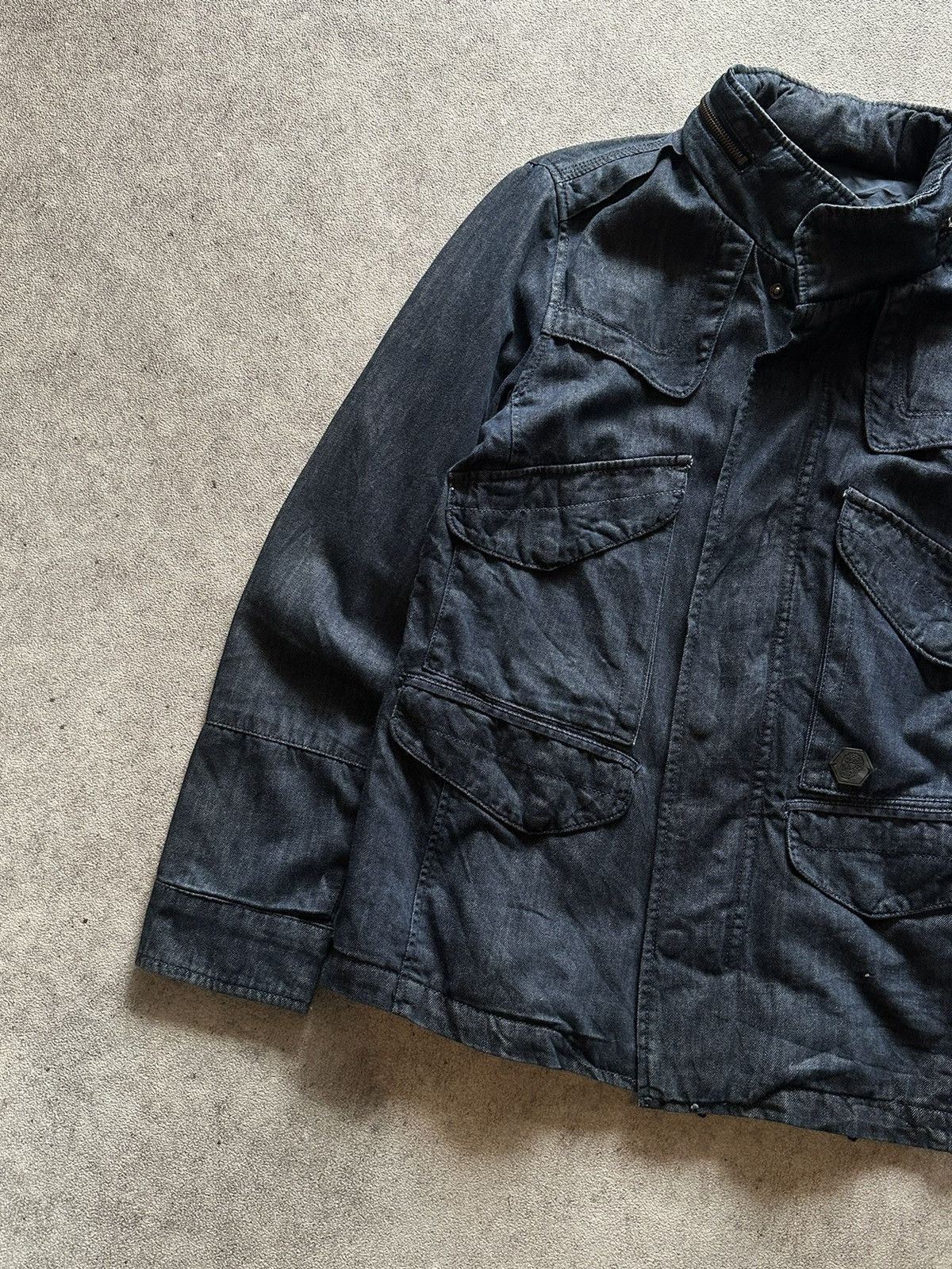 Hysteric Glamour 2000s H&T by Hysteric Glamour M65 Style Denim Jacket Size US M / EU 48-50 / 2 - 2 Thumbnail