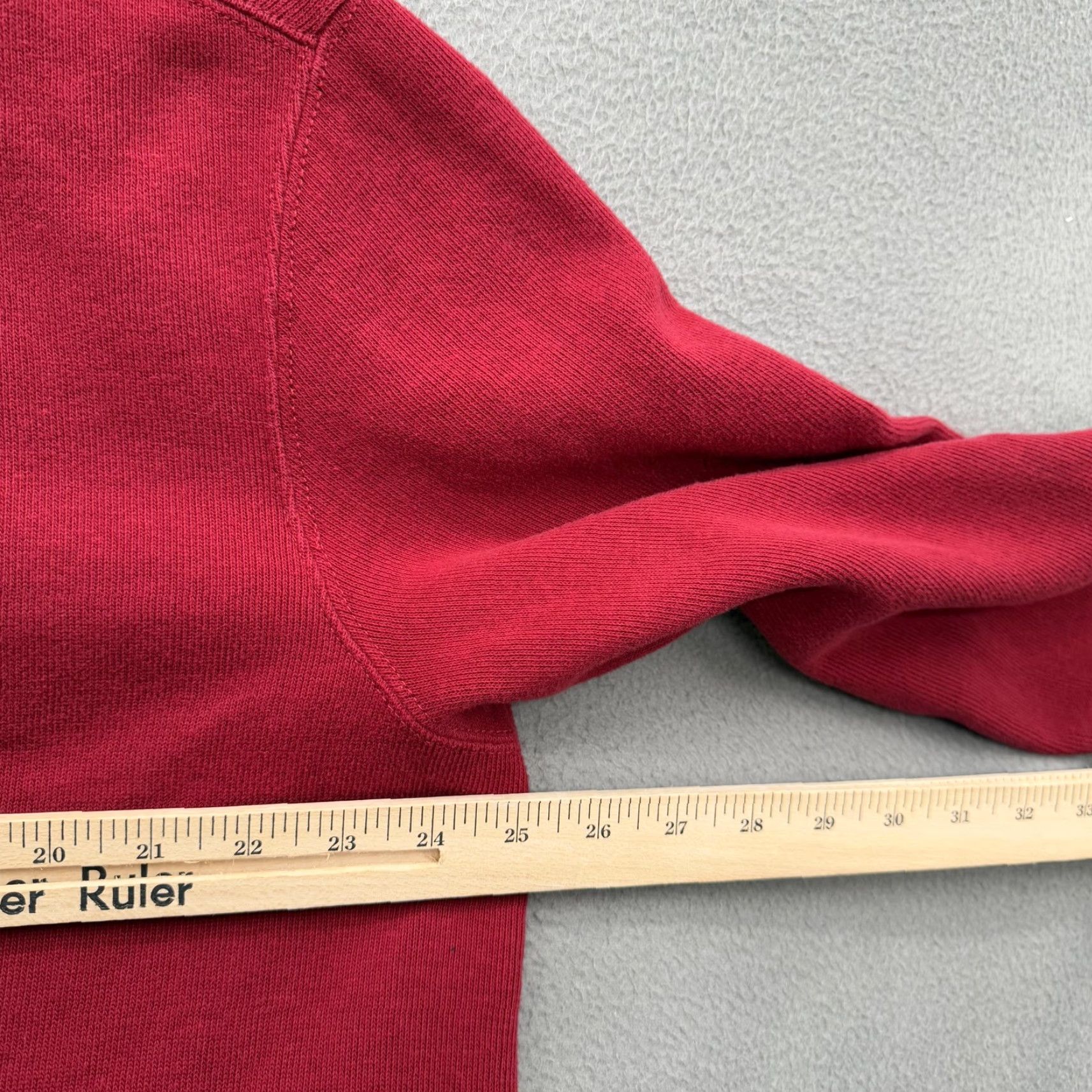 Polo Ralph Lauren Polo Ralph Lauren Sweater Mens XL Red Quarter Zip Mock Neck Pullover Pony Shirt Size US XL / EU 56 / 4 - 4 Thumbnail
