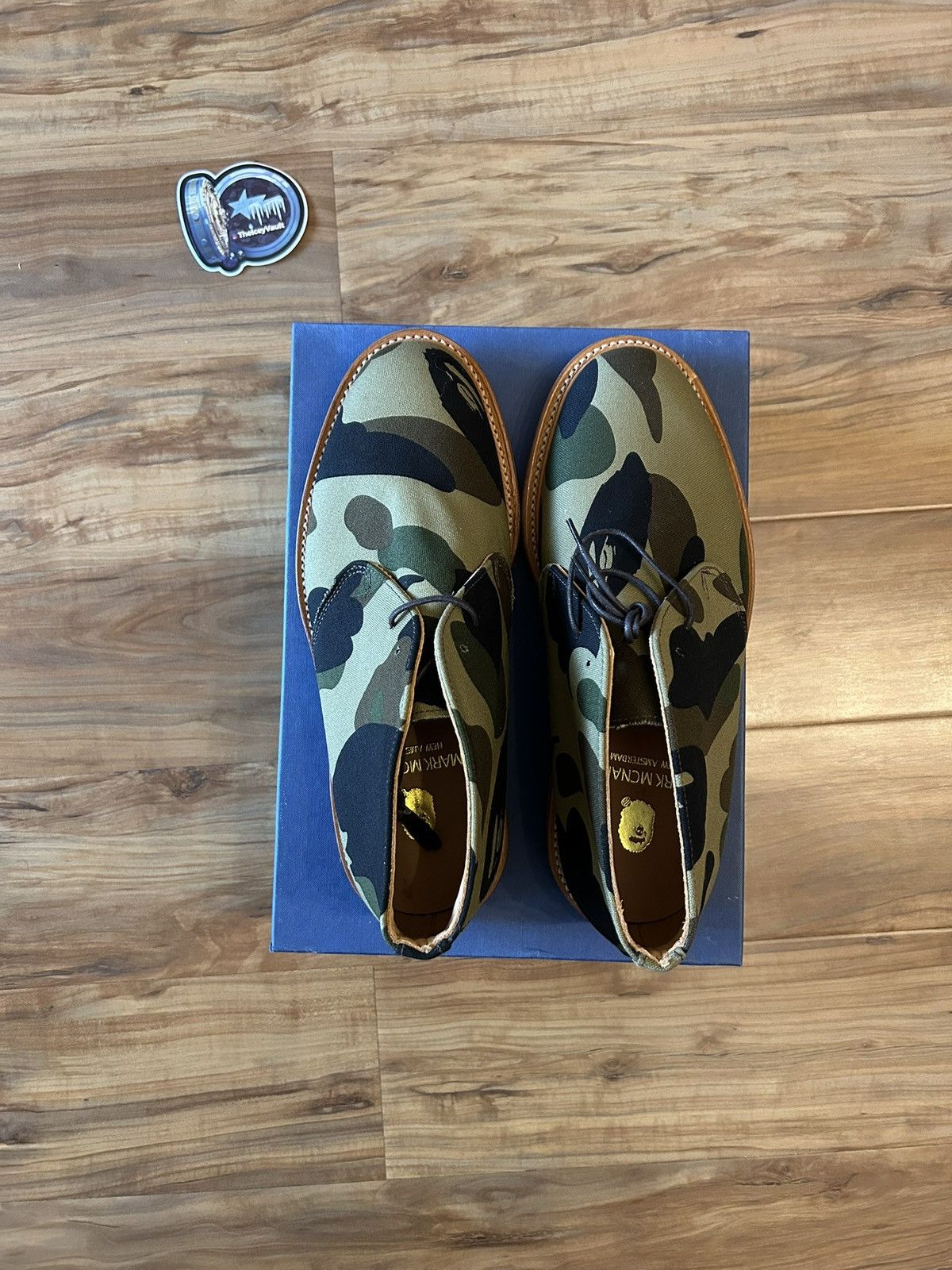 Bape NEW Bape x Mark Mcnairy Green Camo Shoes Size US 9 / EU 42 - 5 Thumbnail