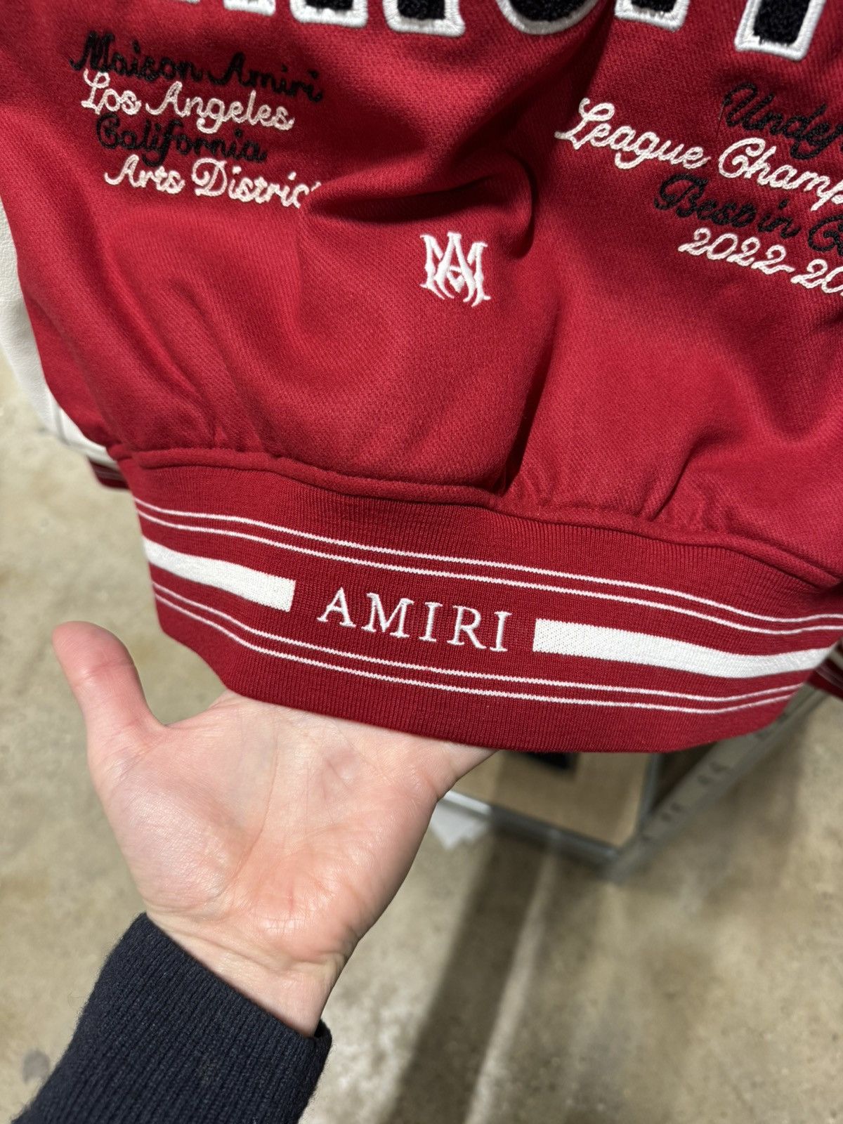 Amiri Amiri Tiger Leather Varsity Jacket NEW 3200$ Size US XL / EU 56 / 4 - 9 Thumbnail