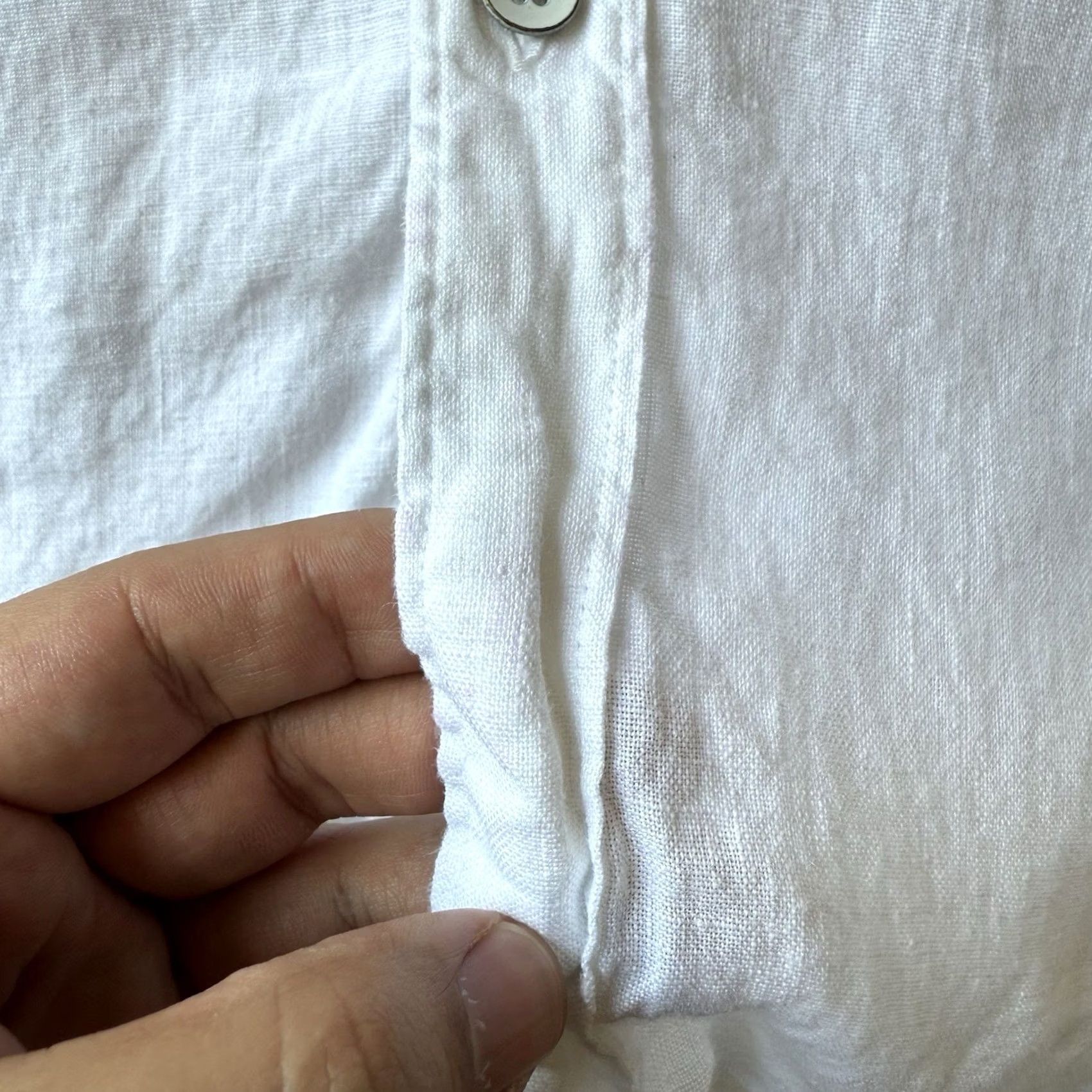 Rodd & Gunn Rodd & Gunn Linen Shirt XL White Casual Short Button Up New York Minimalist Mens Size US XL / EU 56 / 4 - 5 Thumbnail