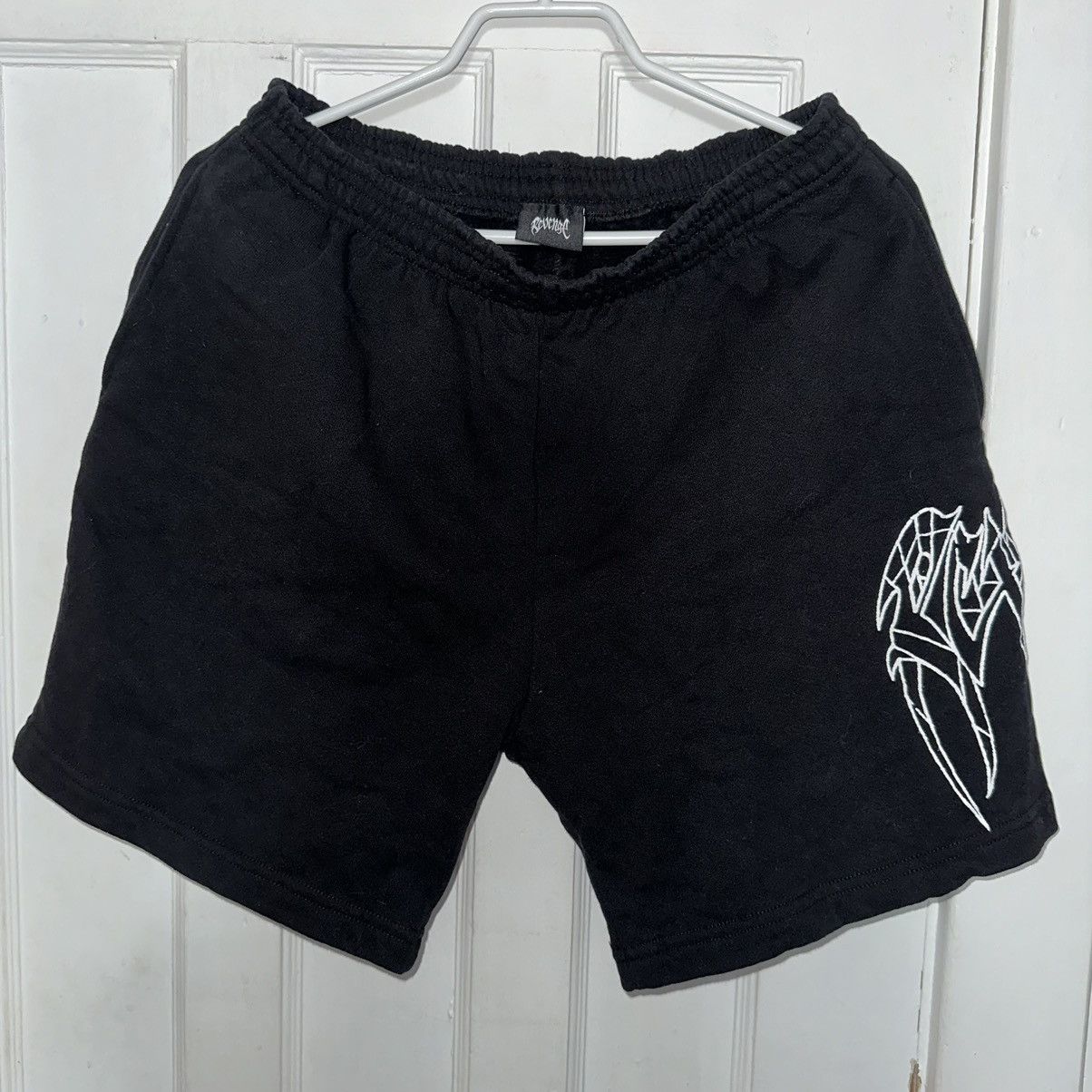 Revenge Green Spider Arch Shorts Size US 30 / EU 46 - 1 Thumbnail