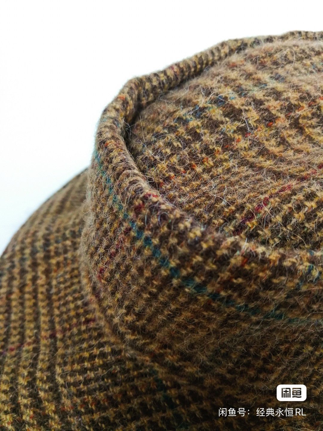 Ralph Lauren × Rugby Ralph Lauren Ralph Lauren Rugby Wool Tweed Bucket Fisherman Hat Cap Size ONE SIZE - 3 Thumbnail