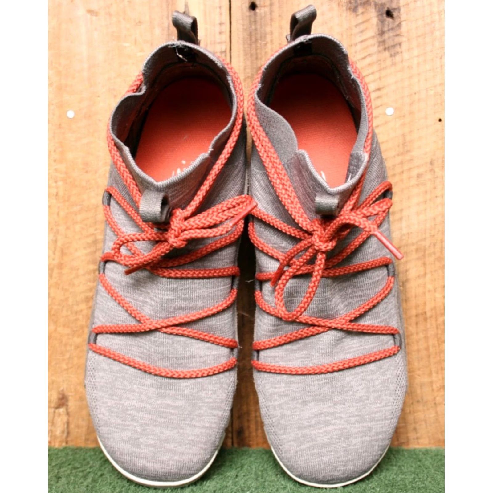 Oboz OBOZ Lena Mid Peregrine Gray Rust Knit Hiking Boots Women's Sz. 12 shoes Knit Upper Textile Hiking Boot 12 Women Oboz Lena Mid Brown Knit NWOT Size US 10 / IT 40 - 4 Thumbnail