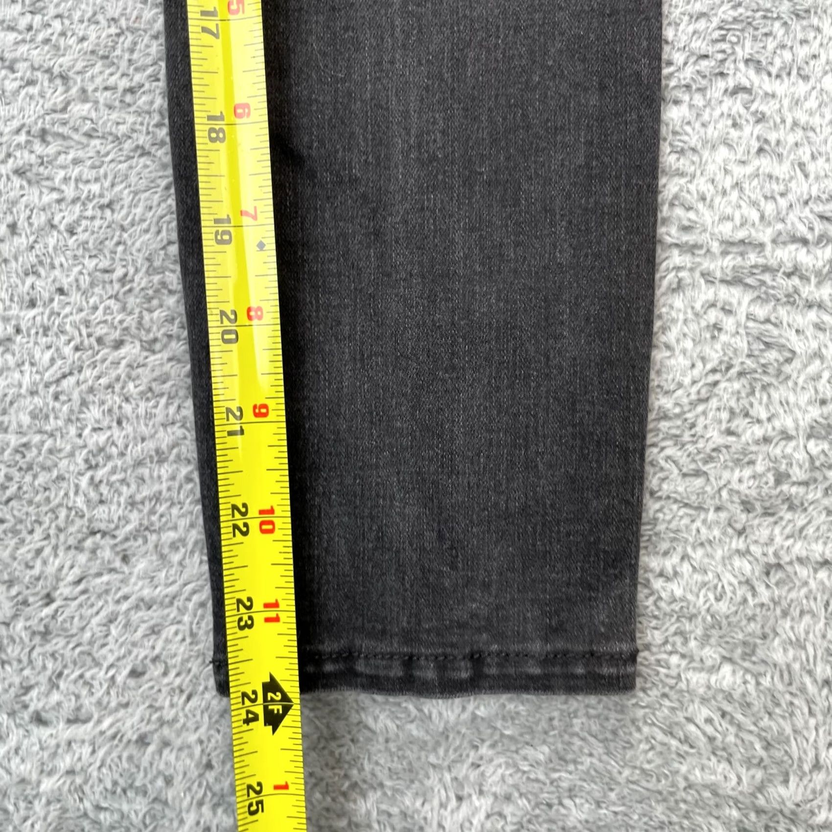 L'AGENCE VINTAGE L'AGENCE Jeans Womens 29 Black Skinny High Rise Cotton USA Made City Preppy Mens Womens Size 28" / US 6 / IT 42 - 7 Thumbnail