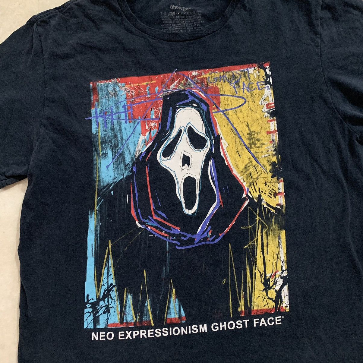 Vintage Ghost Face T-shirt Size Large Size US L / EU 52-54 / 3 - 2 Thumbnail