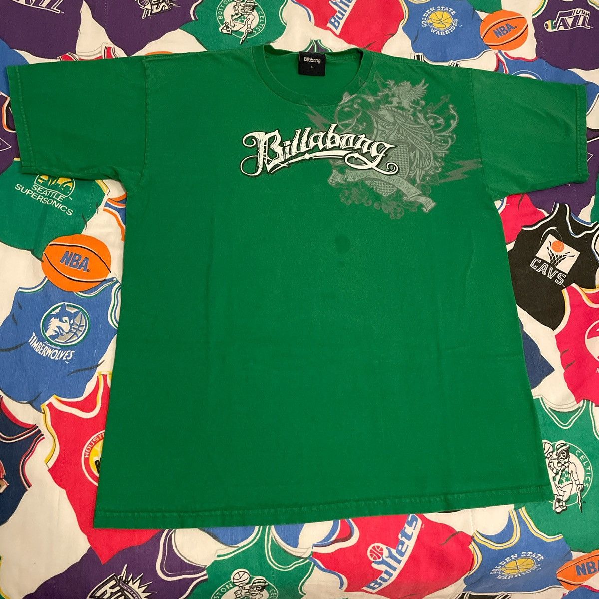 Billabong × Quiksilver × Vintage Y2K Billabong Board Riding Surf Boat Water Tee Size US L / EU 52-54 / 3 - 1 Thumbnail