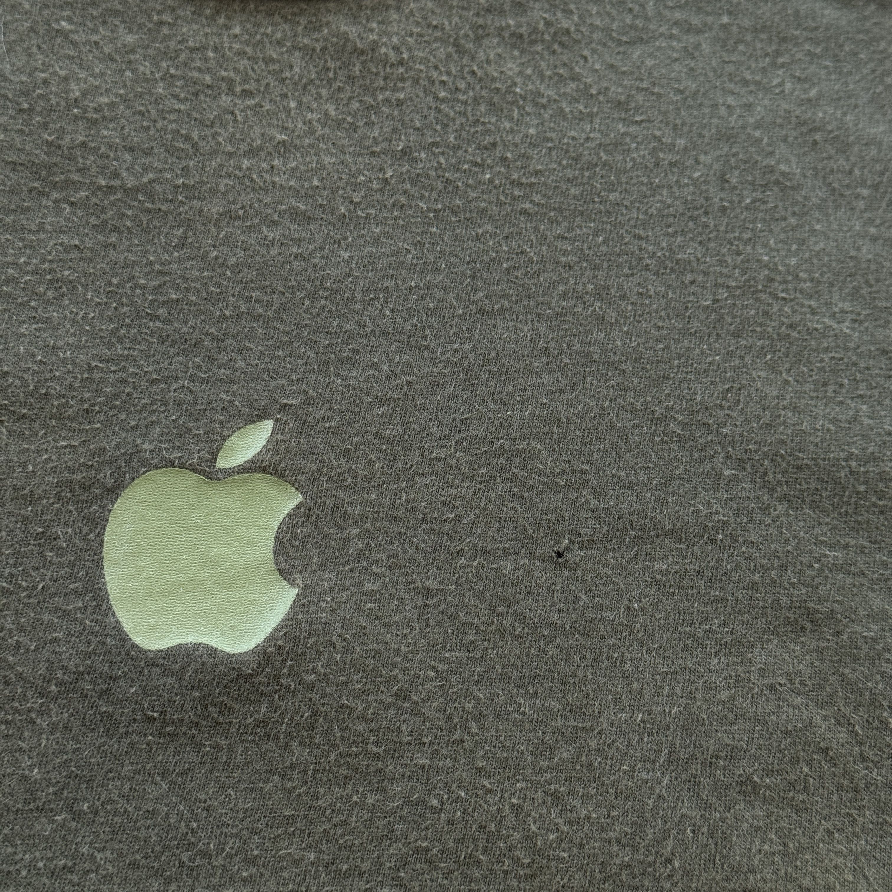 Apple Vintage Apple Logo Khaki Green T-Shirt Promo Corporate Tee Size US L / EU 52-54 / 3 - 5 Thumbnail