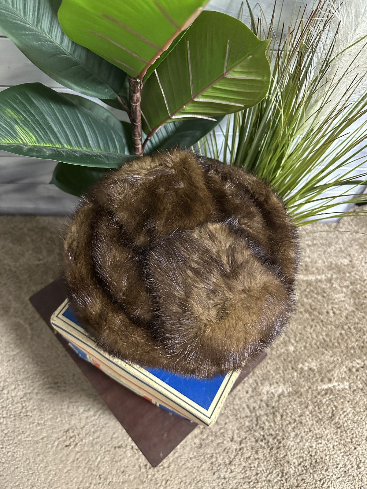 Vintage Very Rare USSR Hat Fux 80’s clothing Avant-Garde Style. Size ONE SIZE - 7 Thumbnail
