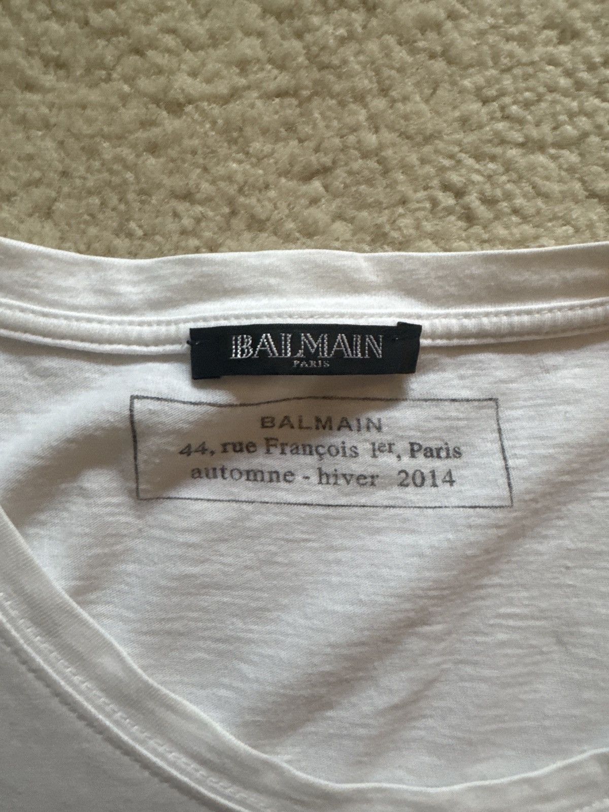 Balmain Balmain Logo T shirt Size US M / EU 48-50 / 2 - 2 Thumbnail