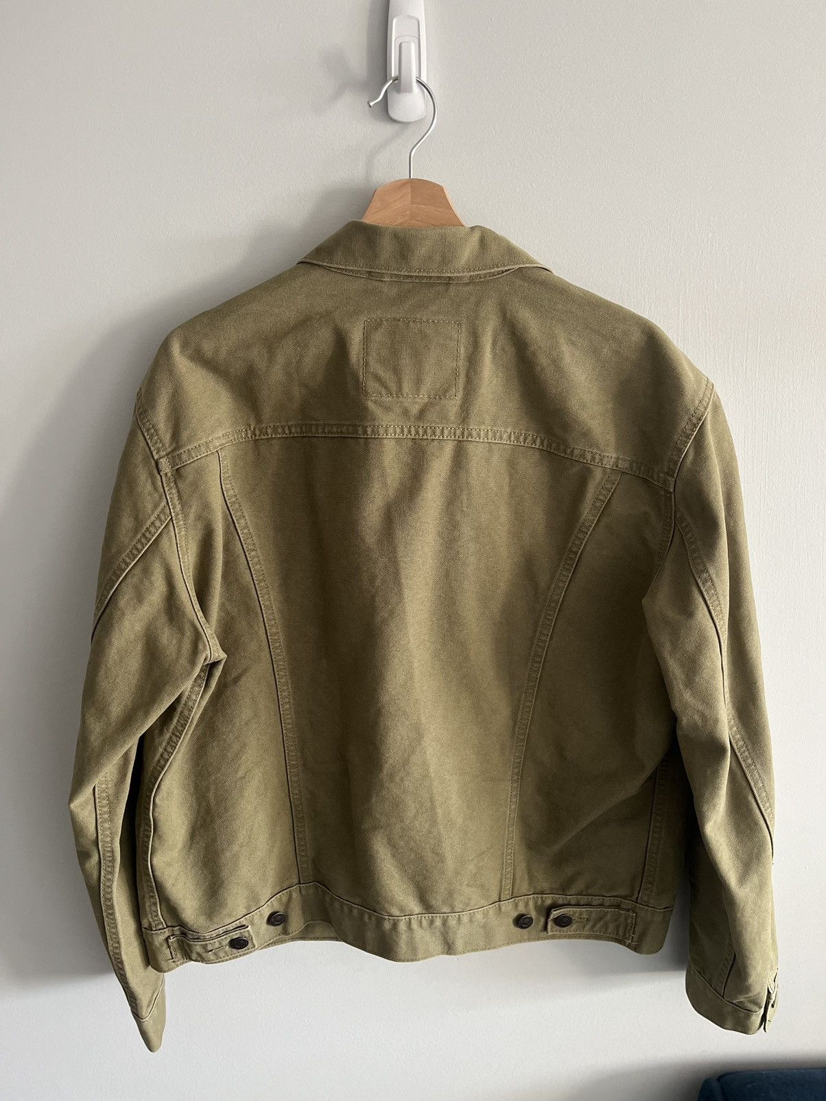 Levi's Green Trucker Jacket Size US L / EU 52-54 / 3 - 4 Thumbnail