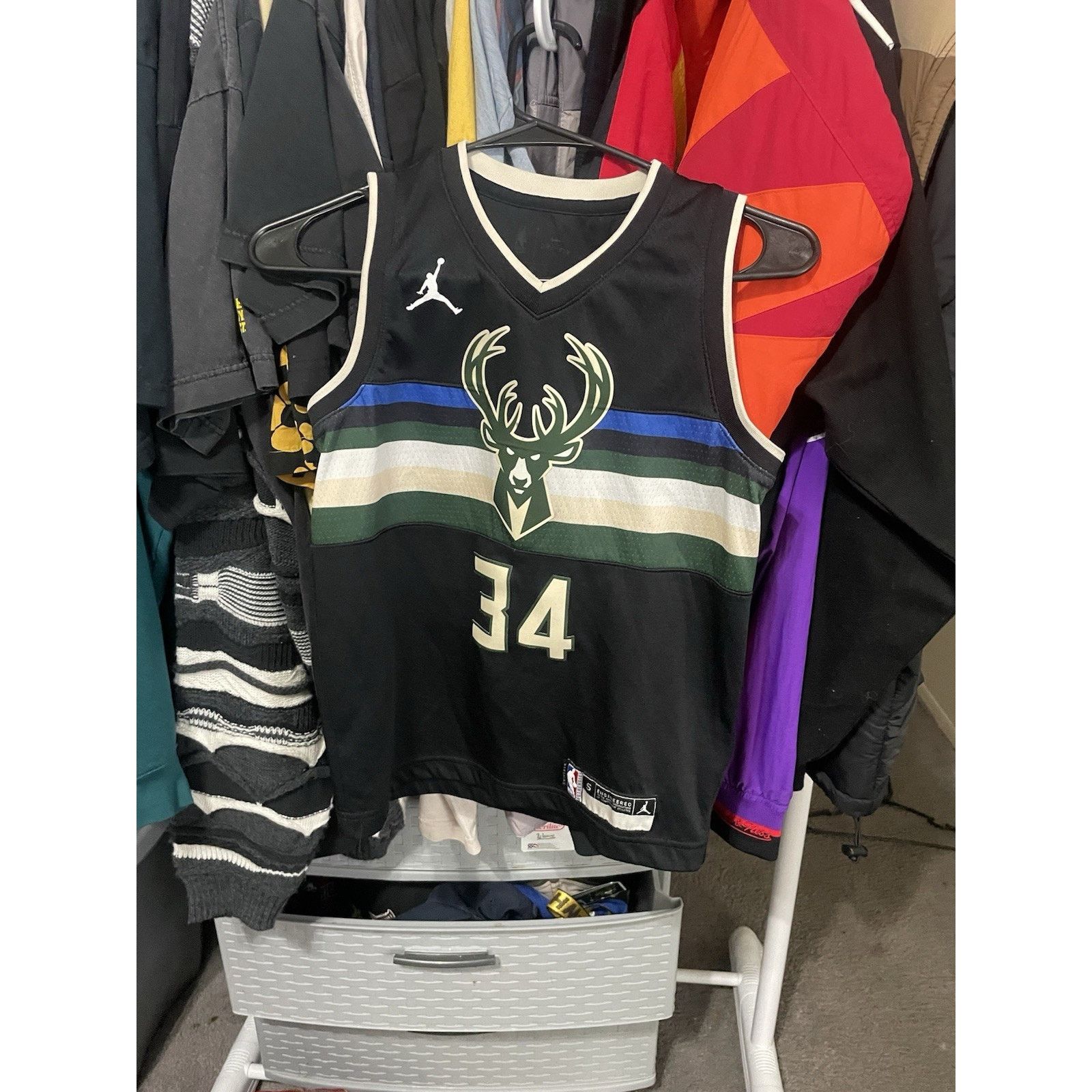 Jordan Brand Size Youth S- Giannis Antetokounmpo Bucks Jersey Boys Sz 8 Size US XXS / EU 40 - 1 Thumbnail