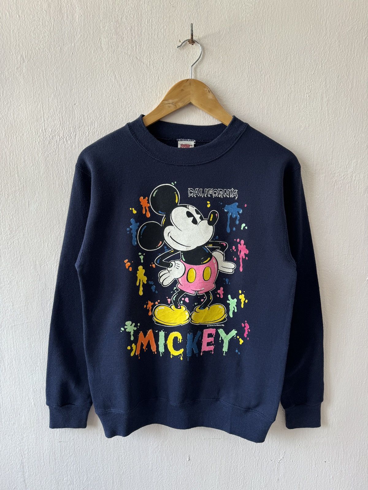 Disney Vintage Mickey Mouse California Sweatshirt Size US S / EU 44-46 / 1 - 2 Thumbnail
