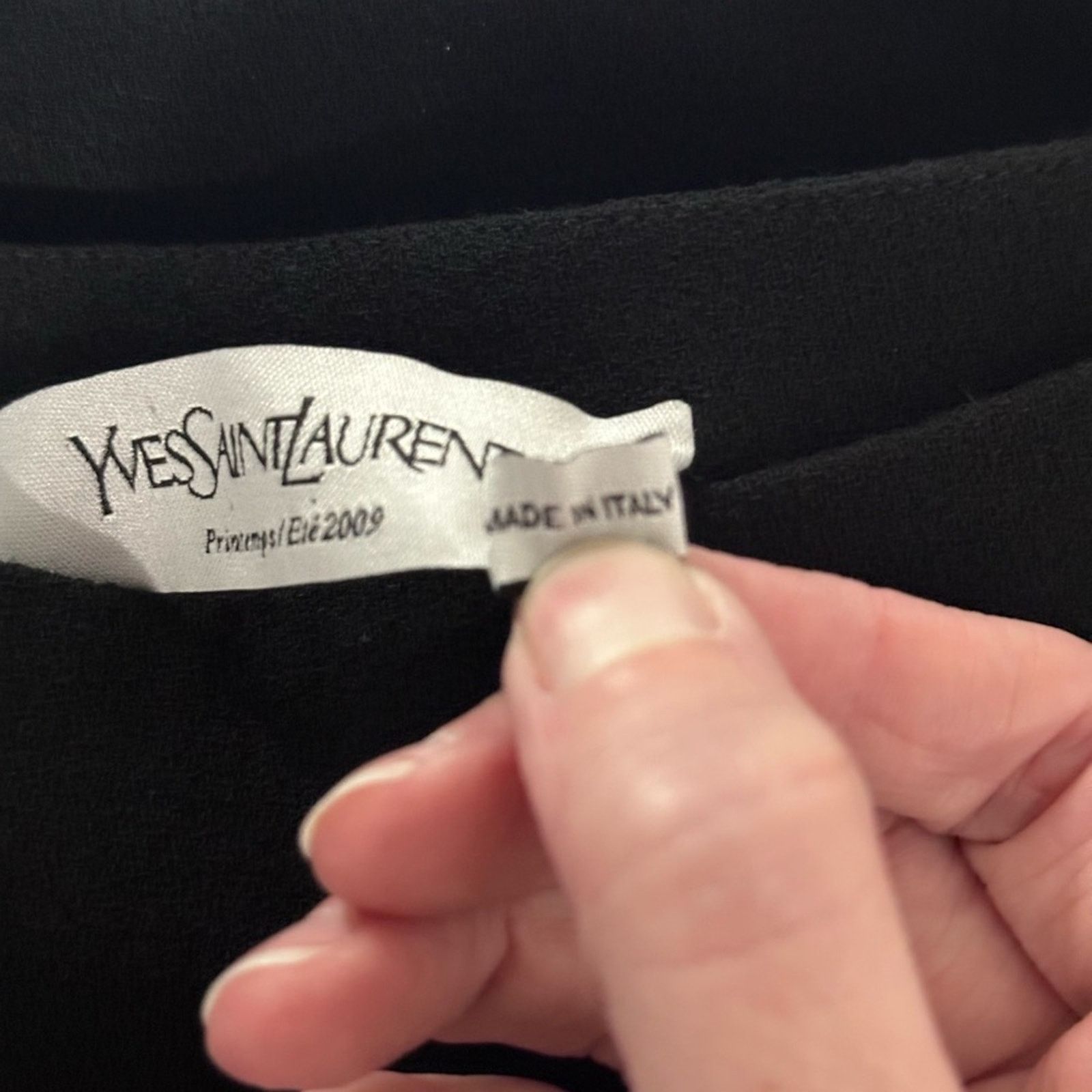Yves Saint Laurent Vintage YSL x Stefano Pilati 09 Wool Harem Pants Black FR 40 Size 28" / US 6 / IT 42 - 10 Thumbnail