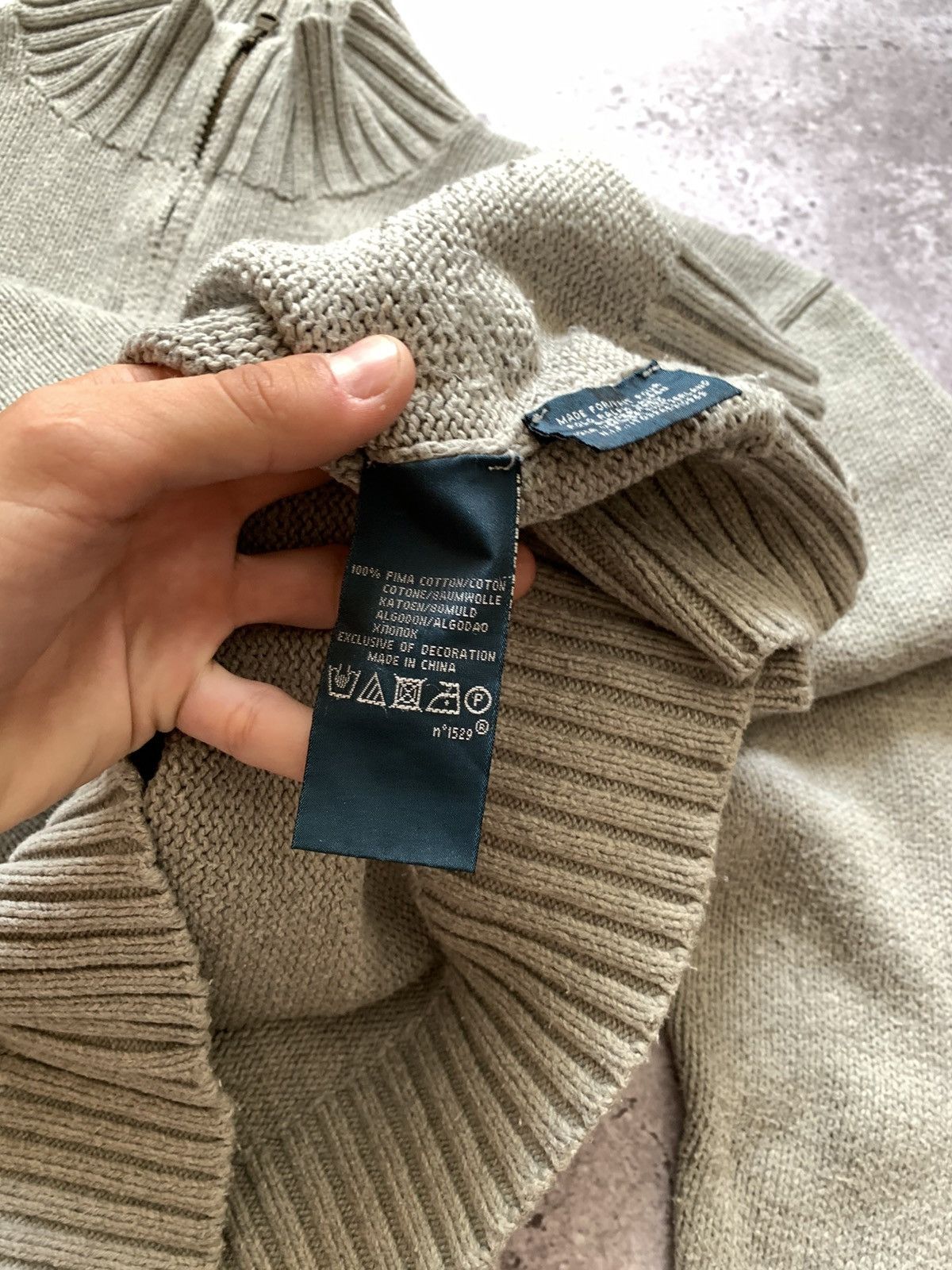 Ralph Lauren 🔥VINTAGE RALP LAUREN 1/3 ZIP OLD MONEY KNIT SWEATER Size US XL / EU 56 / 4 - 9 Thumbnail