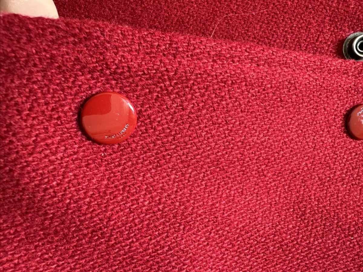 Hedi Slimane × Saint Laurent Paris Classic red Teddy jacket Sz46 Size US S / EU 44-46 / 1 - 7 Thumbnail