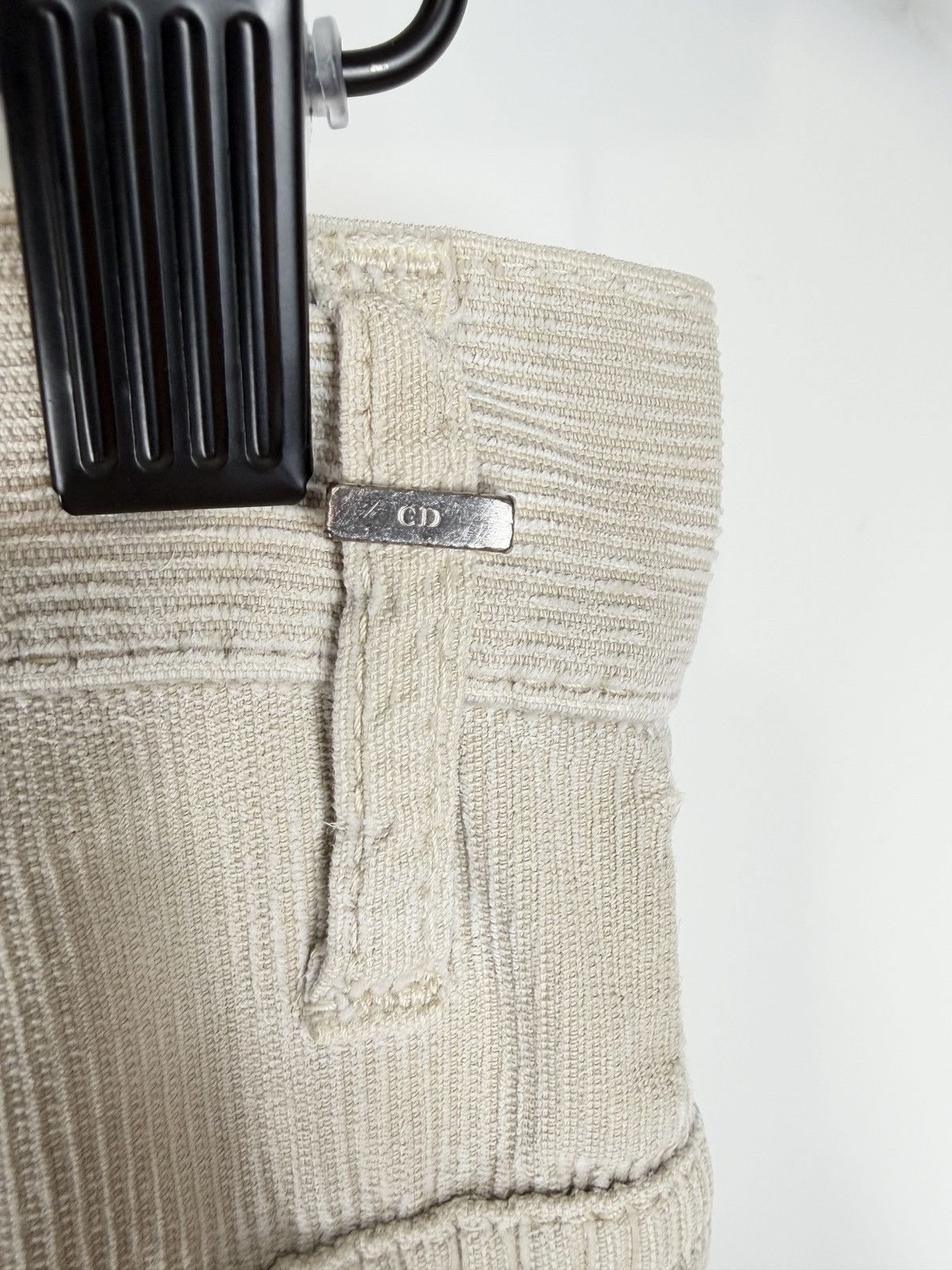 Dior × Hedi Slimane AW04 Dior Homme VOTC Faded & Distressed Corduroy Jeans Pants Size US 27 - 7 Thumbnail