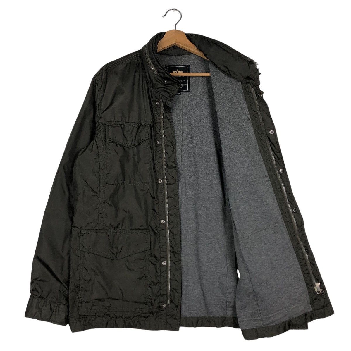 Alpha Industries 🔥Vintage Biker Military Jacket Cargo Alpha Industries USA Size US XL / EU 56 / 4 - 11 Thumbnail