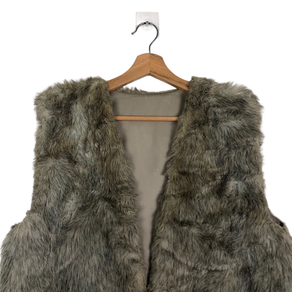 Japanese Brand Vintage Mohair Mink Fur Vest Tank Top Mare Monte Japan Made Size US M / EU 48-50 / 2 - 3 Thumbnail
