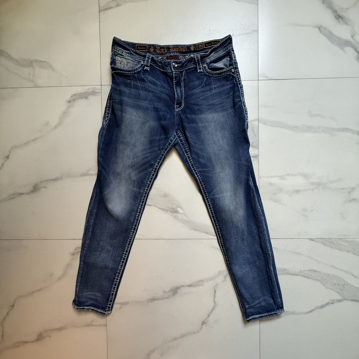 Rock Revival Rock Revival Sundee Easy Skinny Jeans Size 33" - 2 Thumbnail