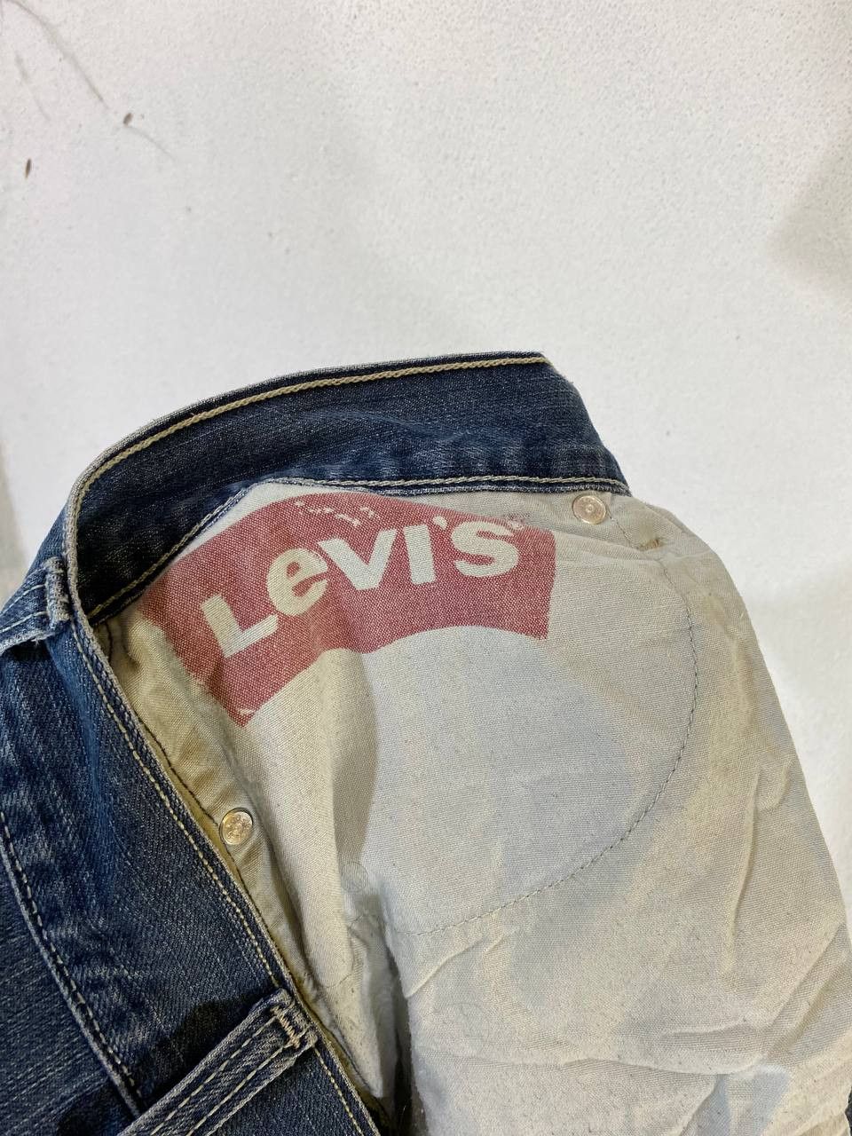 Levi's vintage levis 514 distressed denim bondage style Size US 41 - 15 Thumbnail