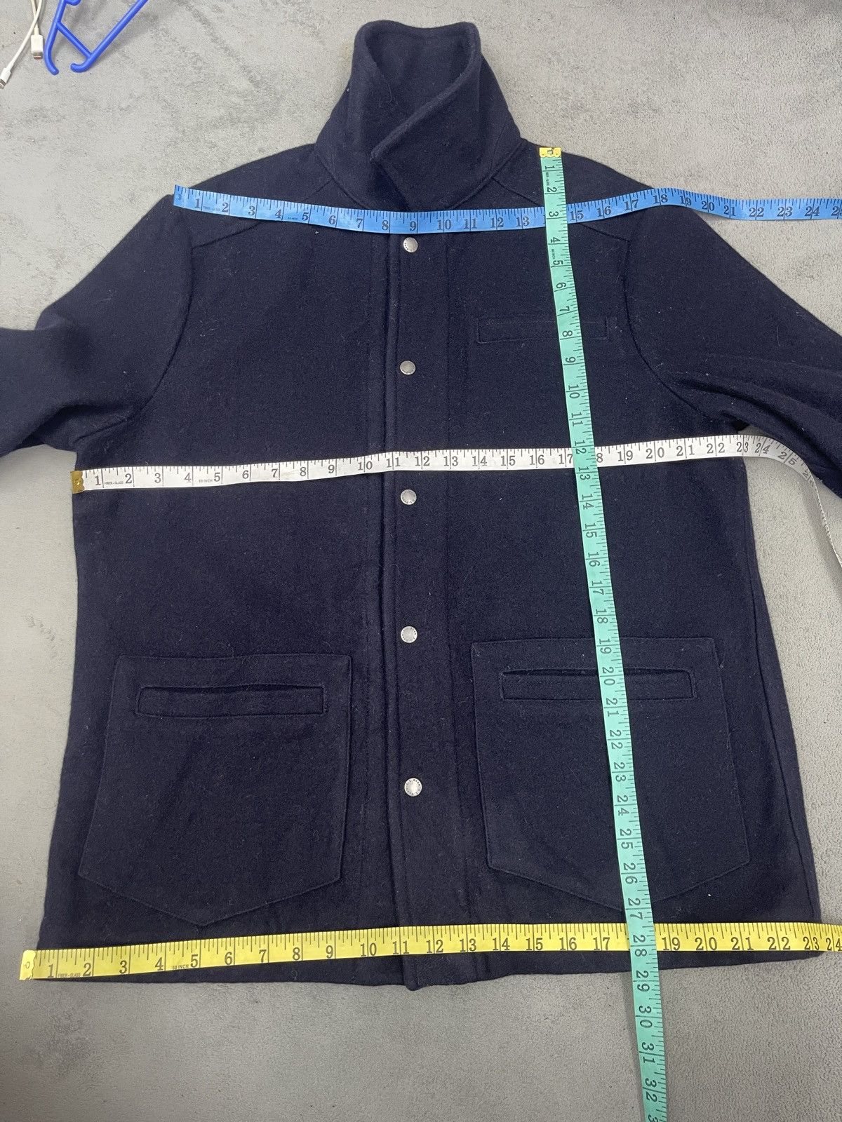 L.L. Bean × Vintage ARCHIVE💥VTG L.L. BEAN WOOL BUTTON JACKET FABRIC BY BELLANDI Size US M / EU 48-50 / 2 - 12 Thumbnail