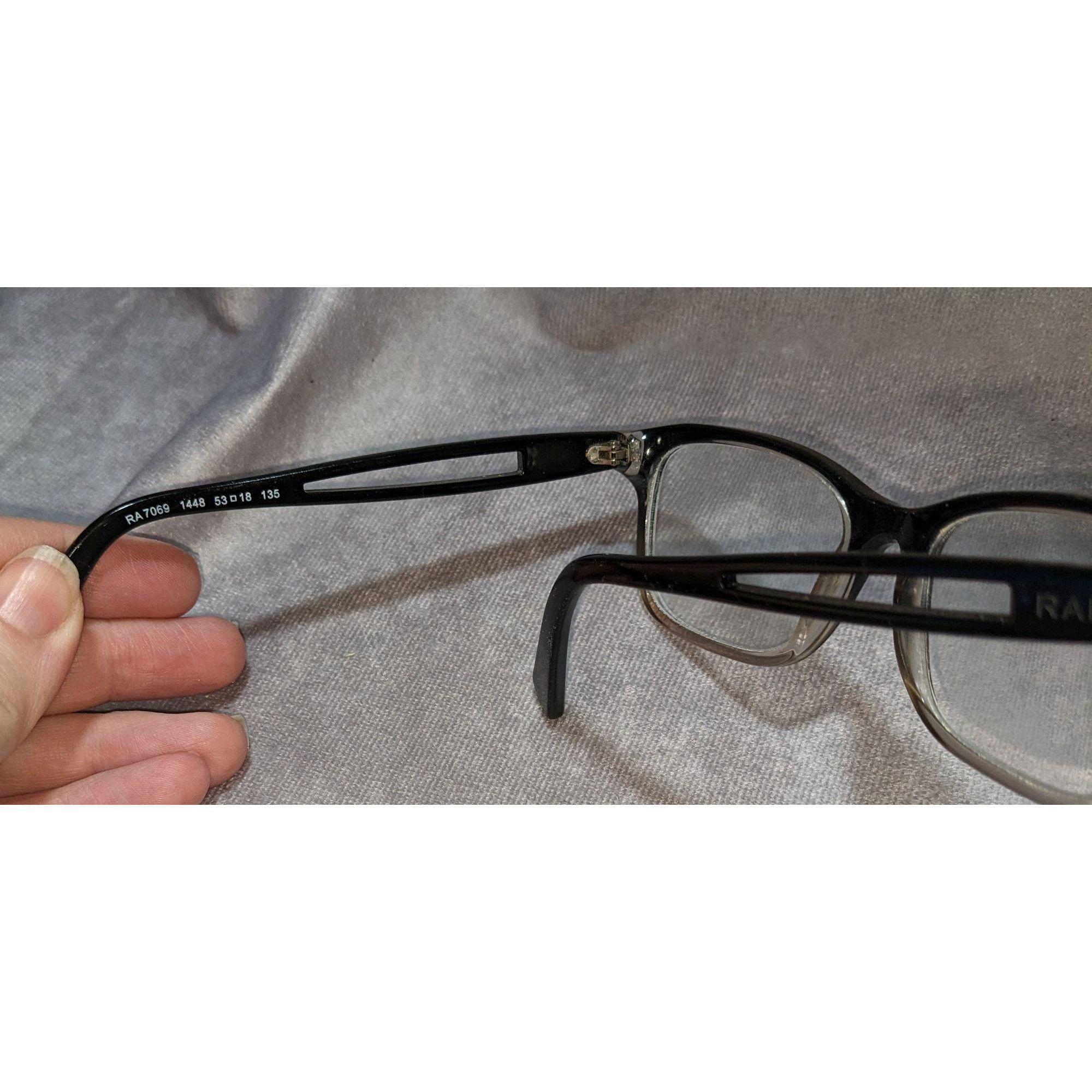Ralph Lauren Ralph Lauren RA7069 Shiny Gradient Black Eyeglass Frames Size ONE SIZE - 4 Thumbnail