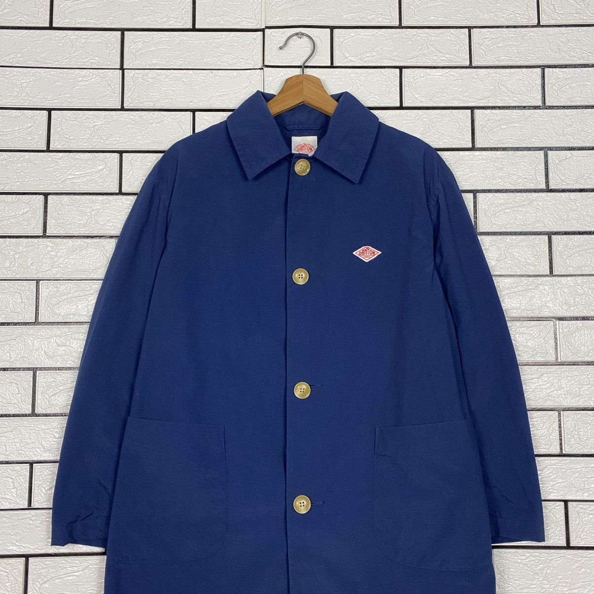 Danton 🔥VINTAGE LONG JACKET DUCK CANVAS DANTON VETEMENT DE TRAVAIL Size US M / EU 48-50 / 2 - 4 Thumbnail