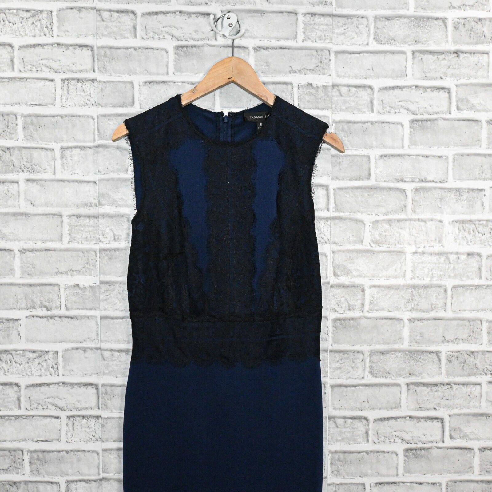 Tadashi Shoji TADASHI SHOJI Women's Lace-trimmed Milo Dress Scuba sheath Size M / US 6-8 / IT 42-44 - 10 Thumbnail